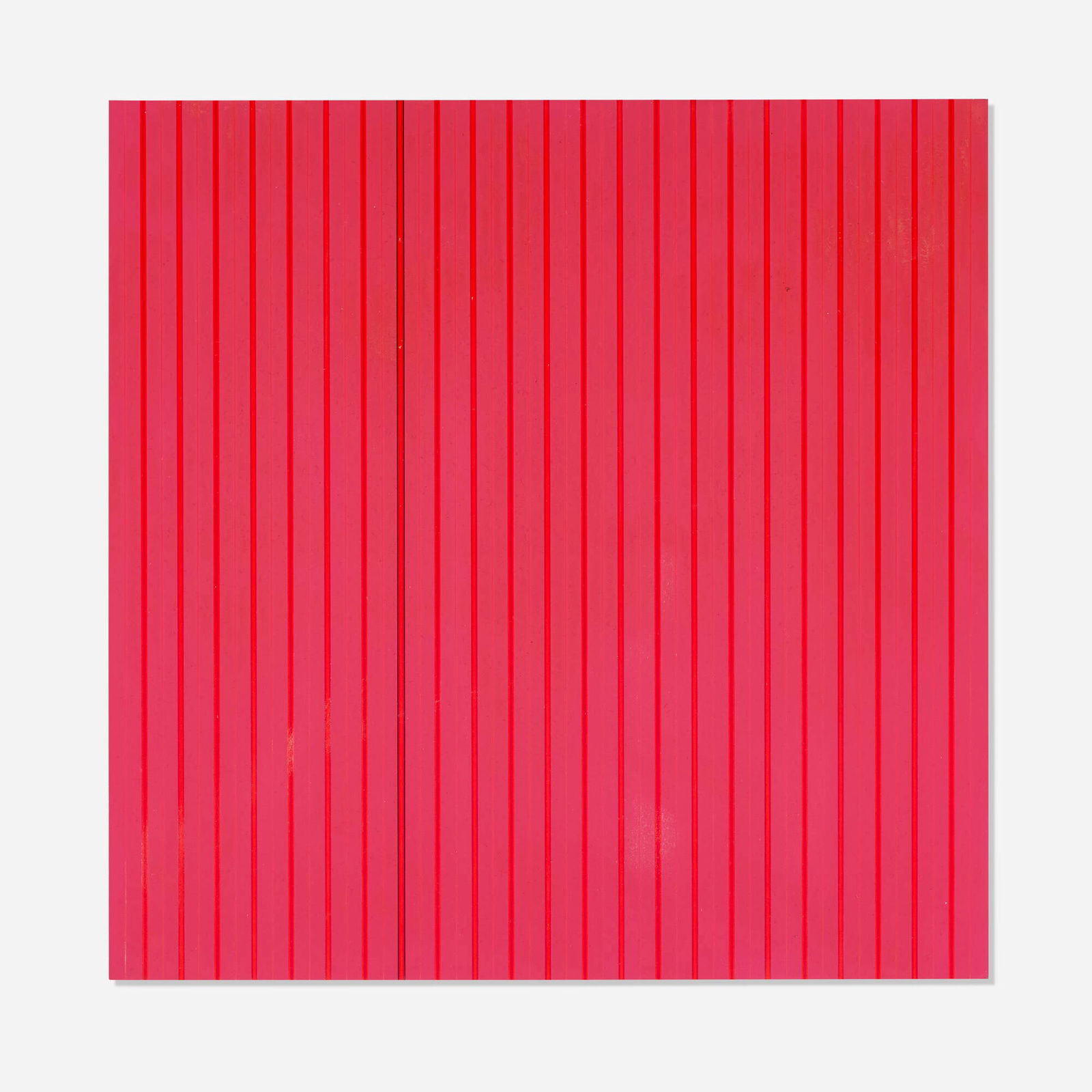 Brian Wills, Untitled: Brian Wills Untitled 2020oil, rayon and plastic on panel 24 h x 24 w x 1.75 d in (61 x 61 x 4 cm) Signed, dated and inscribed to verso 'W.B. Wills 2020 For Jack Brogan Thank you for all of you