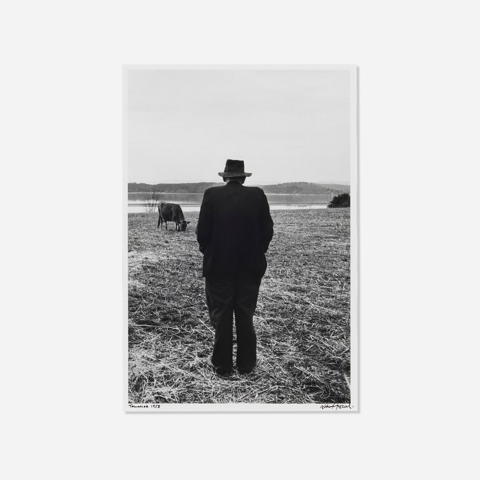 Robert Frank, Platte River, Tennessee: Robert Frank Platte River, Tennessee 1958 / printed c. 1970gelatin silver print image: 13.25 h x 8.75 w in (34 x 22 cm) sheet: 14 h x 11 w in (36 x 28 cm) Signed, titled and dated to margin