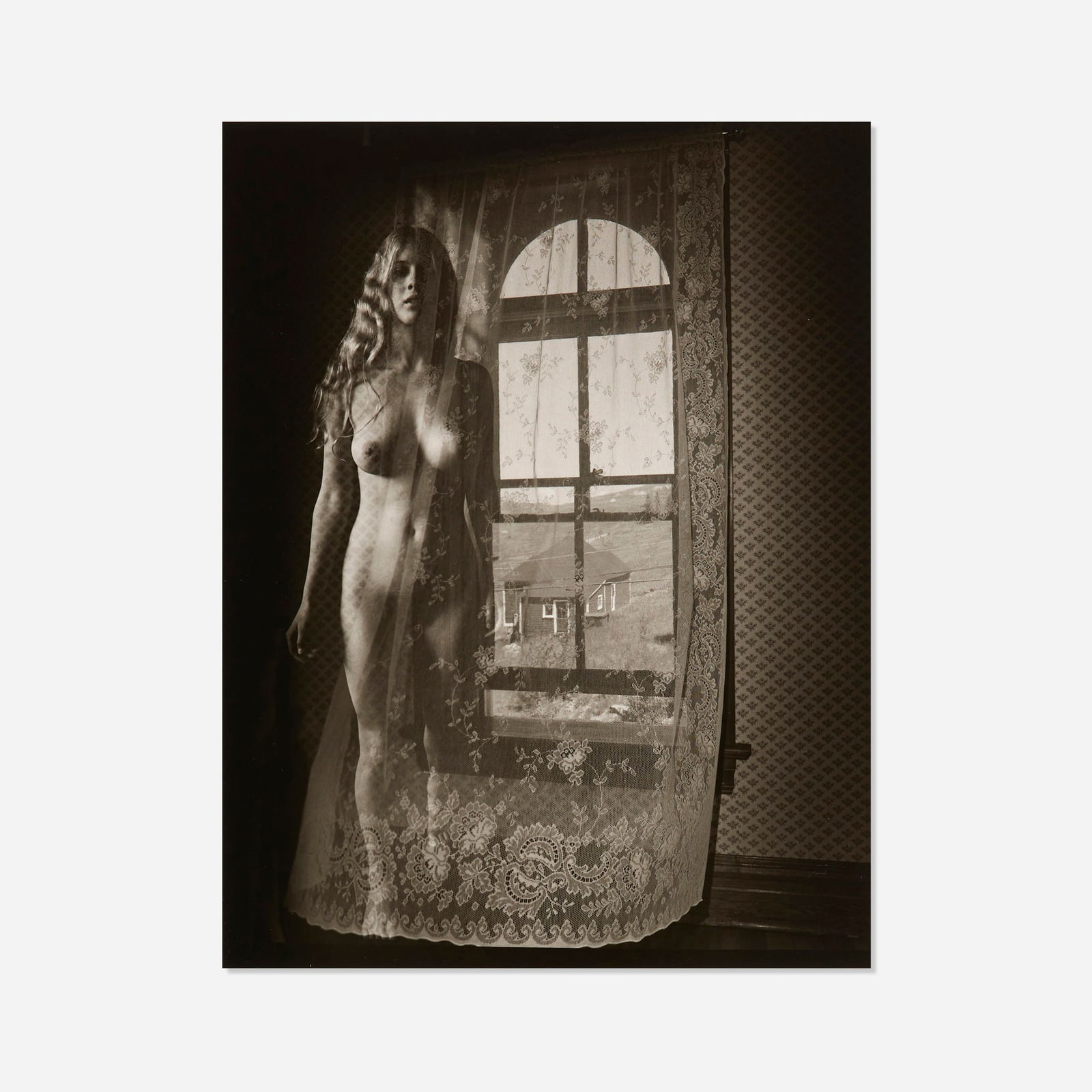 Jerry Uelsmann, Untitled: Jerry Uelsmann Untitled 1980vintage toned gelatin silver print image: 13.5 h x 10.375 w in (34 x 26 cm) mount: 20 h x 16 w in (51 x 41 cm) Signed and dated to mount 'J.N.U. 1980'. Signed, d