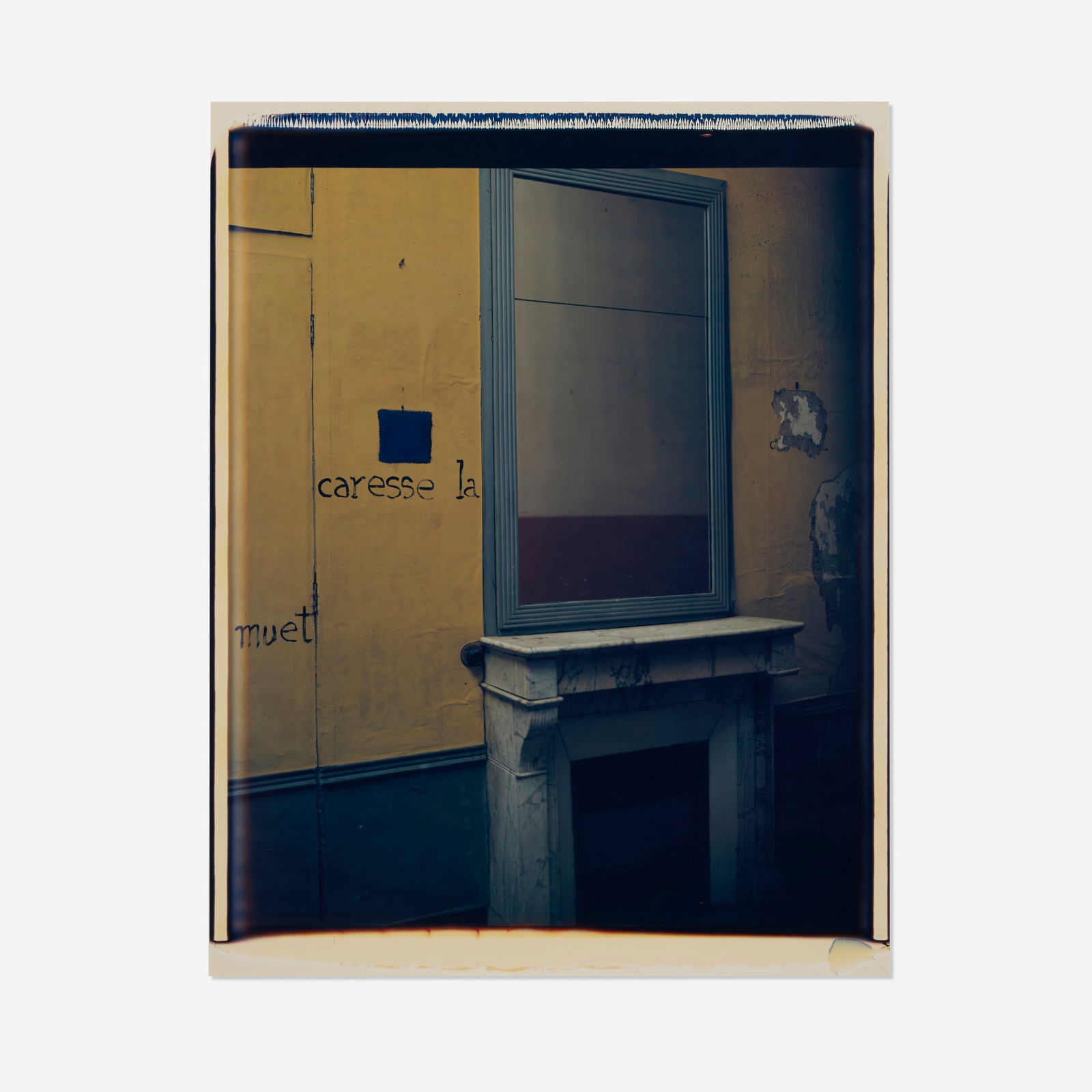 Georges Rousse, Sans titre (from the Paris, Maison Europeenne de la Photographie series): Georges Rousse Sans titre (from the Paris, Maison Europeenne de la Photographie series) unique large-format Polaroid Polacolor print image: 24 h x 20 w in (61 x 51 cm) sheet: 30.25 h x 22 w in (77 x 5