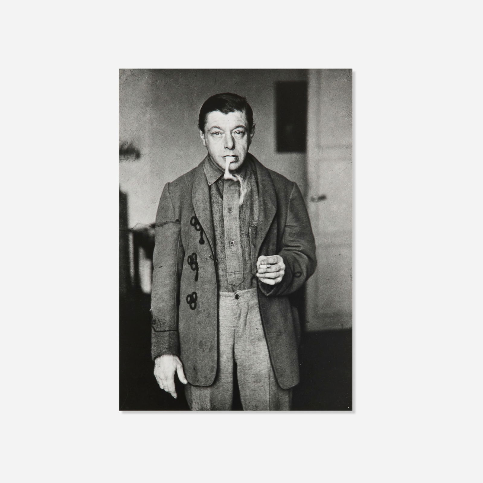 Andre Kertesz, Louis Tihanyi: Andre Kertesz Louis Tihanyi 1926 / printed latergelatin silver print image: 9.5 h x 6.5 w in (24 x 17 cm) mount: 18 h x 14 w in (46 x 36 cm) Signed to mount 'A. Kertesz'.
