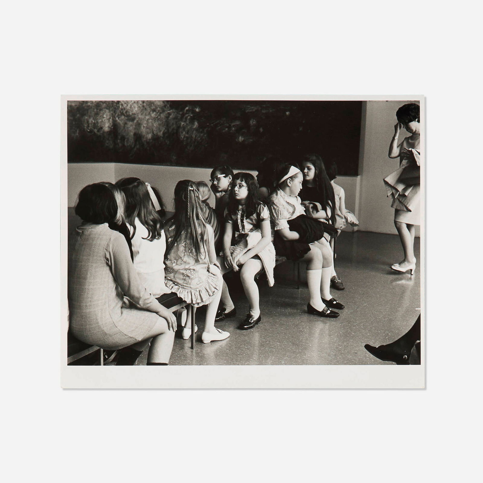 Andre Kertesz, Children in the Museum, New York: Andre Kertesz Children in the Museum, New York 1969vintage gelatin silver print image: 7.125 h x 9.75 w in (18 x 25 cm) sheet: 10 h x 12 w in (25 x 30 cm) Signed, titled, dated and inscribe