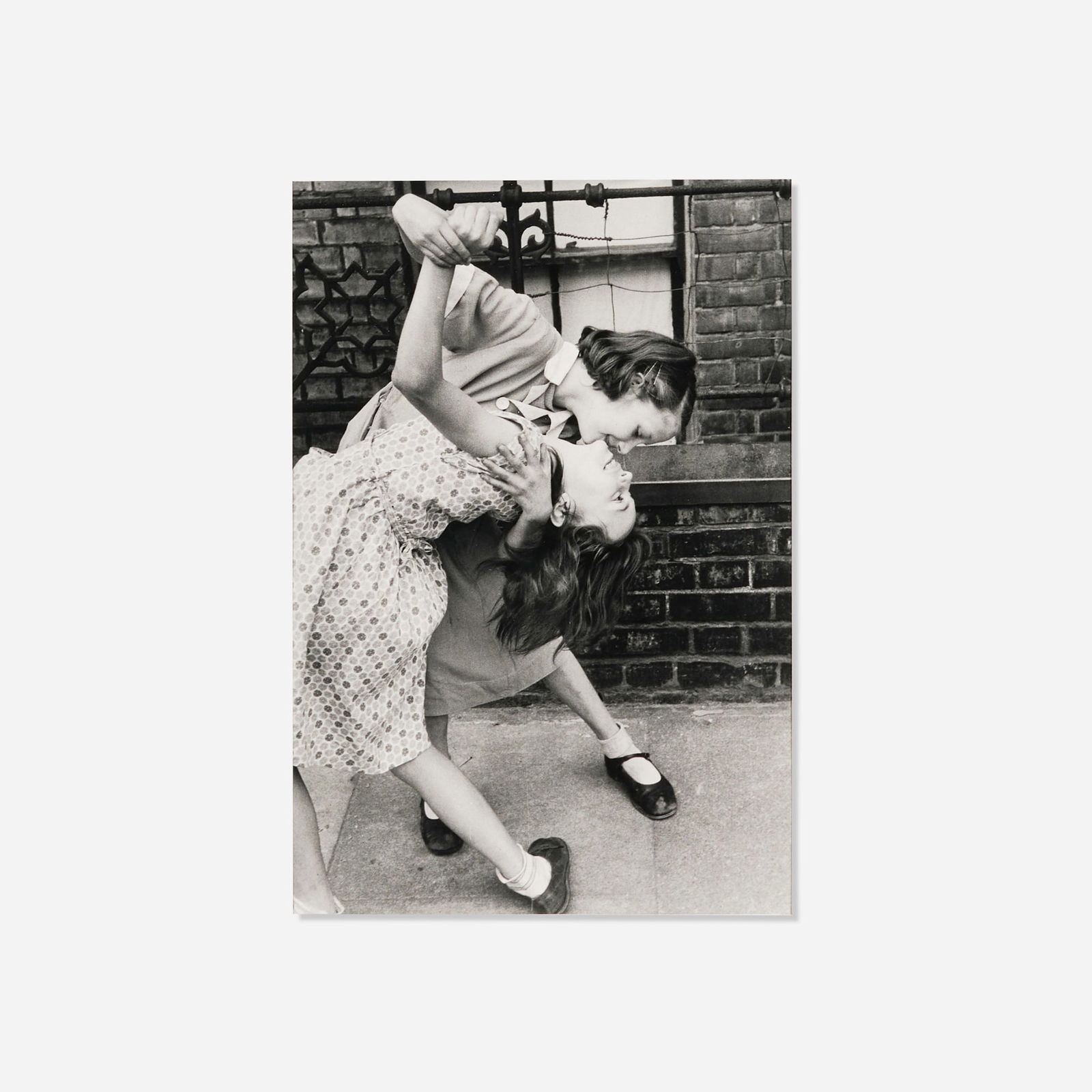 Thurston Hopkins, Energy and High Spirits in the East End, London: Thurston Hopkins Energy and High Spirits in the East End, London 1954 / printed latergelatin silver print image: 9.375 h x 6.5 w in (24 x 17 cm) sheet: 10 h x 8 w in (25 x 20 cm) Signed and