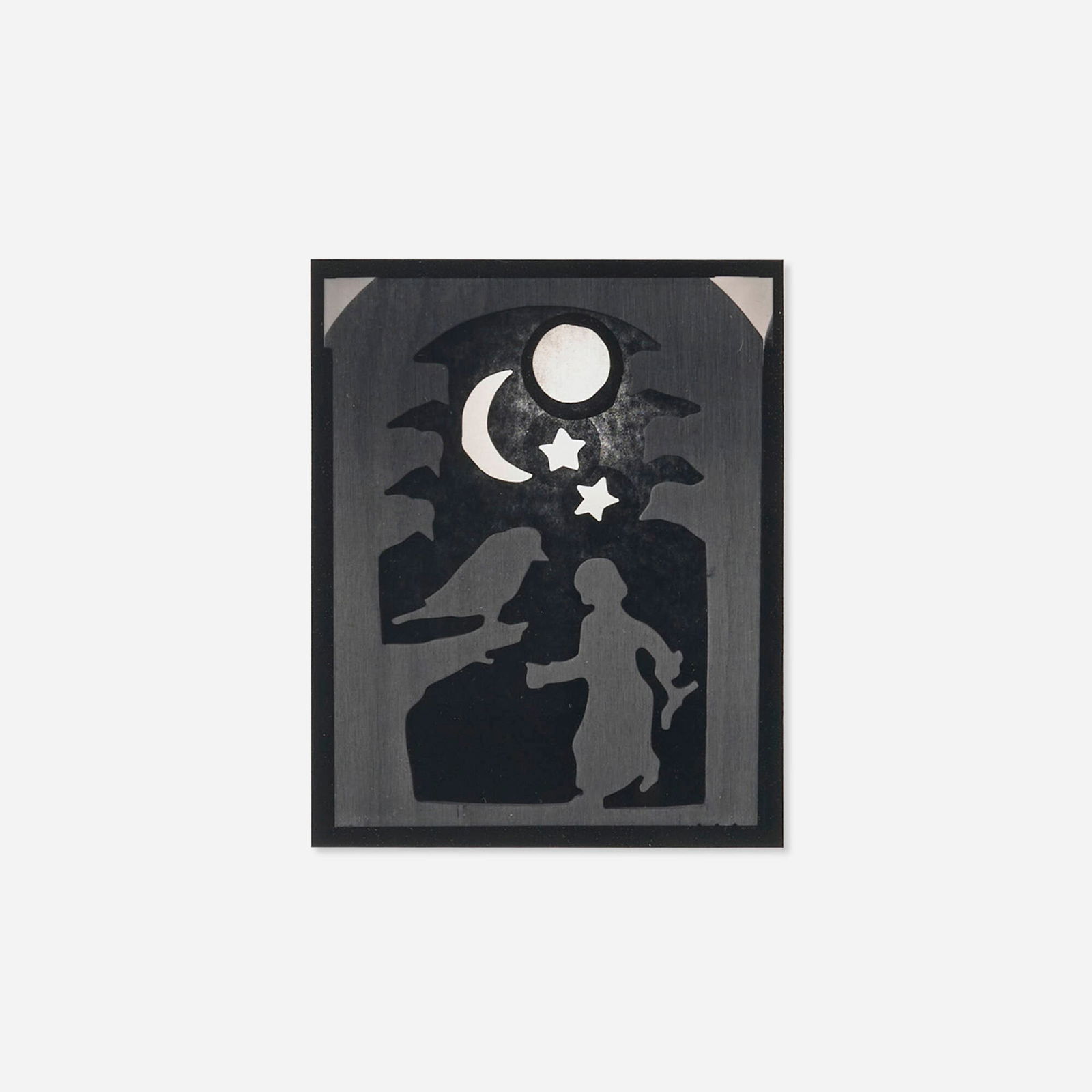 Michael Kenna, The Seven Ravens (from the Monique's Kindergarten series): Michael Kenna The Seven Ravens (from the Monique's Kindergarten series) 1997sepia-toned gelatin silver print image: 4.75 h x 3.5 w in (12 x 9 cm) sheet: 7 h x 5 w in (18 x 13 cm) Signed, da