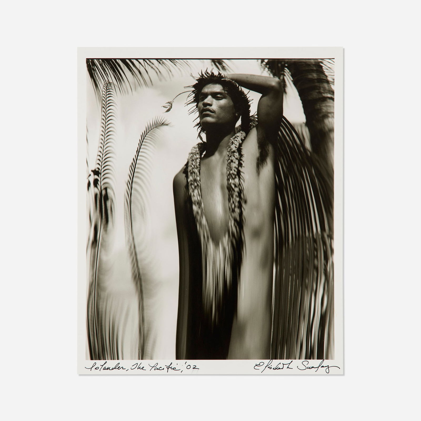 Elisabeth Sunday, Lolander, The Pacific: Elisabeth Sunday Lolander, The Pacific 2002gelatin silver print image: 9 h x 7.375 w in (23 x 19 cm) sheet: 9.75 h x 8 w in (25 x 20 cm) Signed, titled, dated and inscribed to lower margin