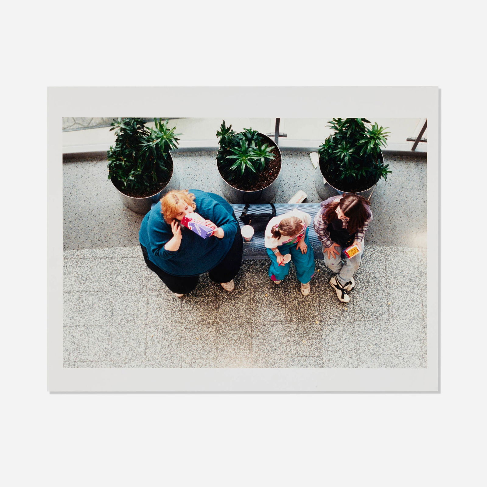 Melanie Einzig, Mall of America, Minnesota: Melanie Einzig Mall of America, Minnesota 1998C-print image: 8.875 h x 13 w in (23 x 33 cm) sheet: 11 h x 14 w in (28 x 36 cm) Signed and inscribed to verso 'For Collin Westerbeck From Mela