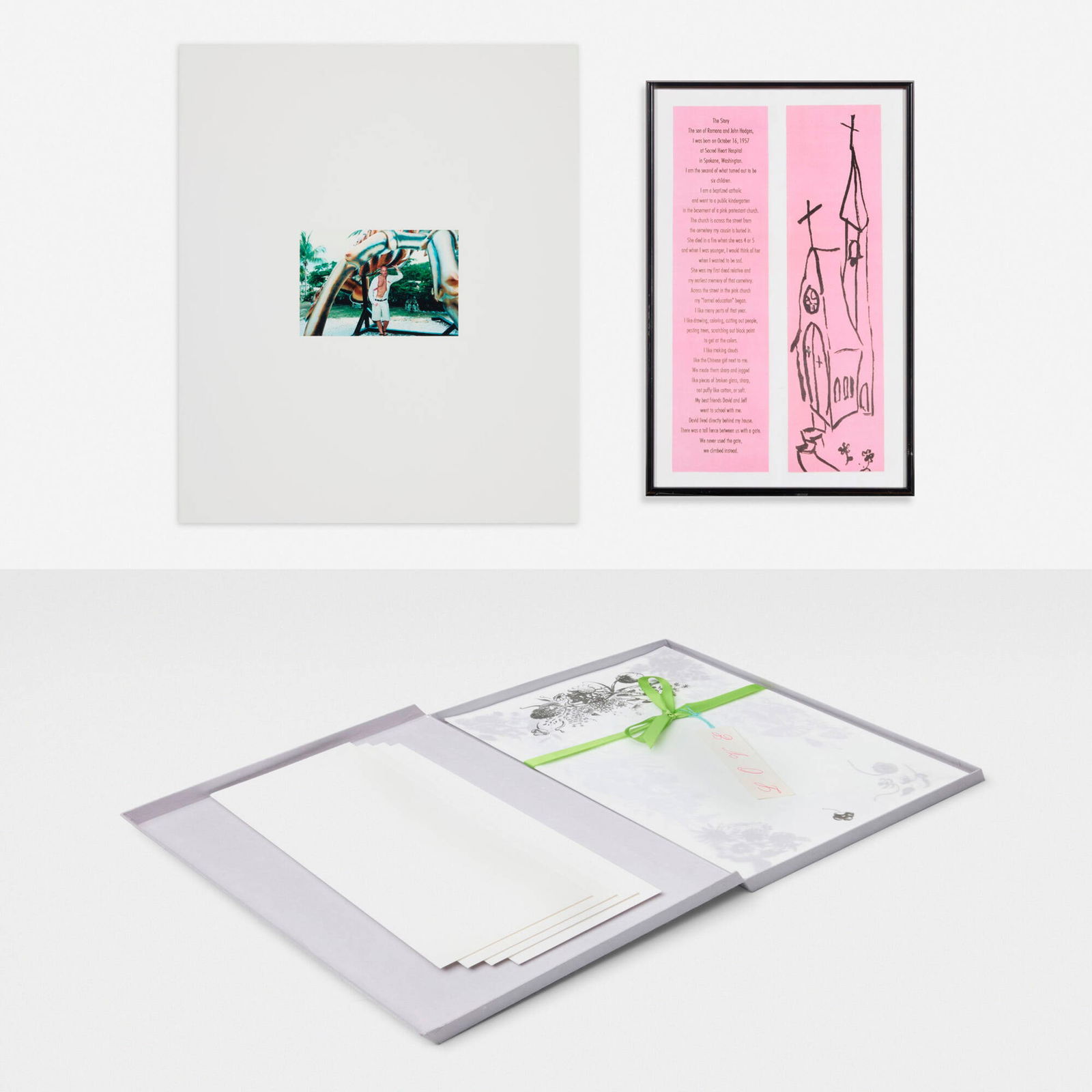 Jim Hodges, Really; A Boy's Life; Four Letters (three works) (1 of 6)