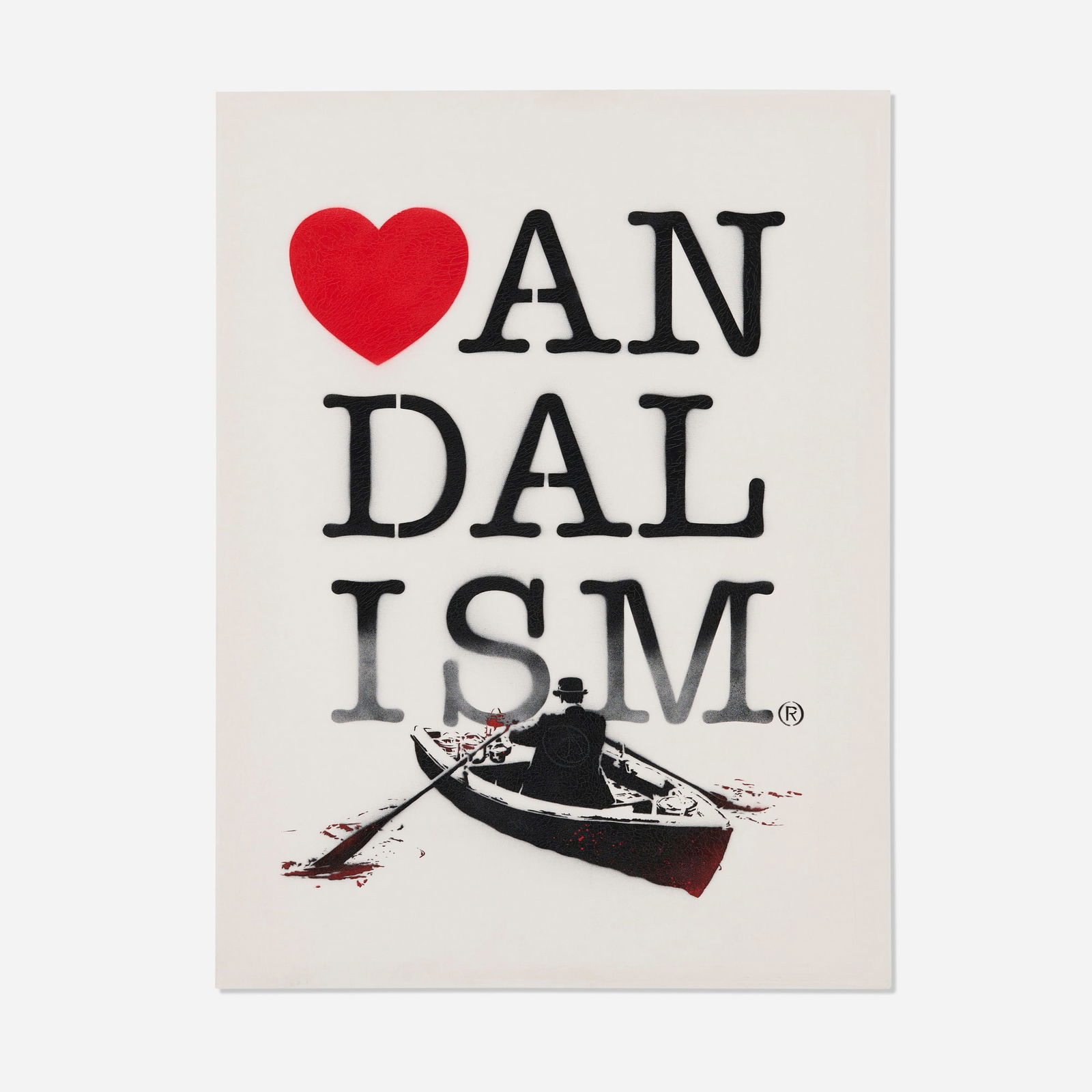 Nick Walker, Vandalism: Nick Walker Vandalism 2008spray paint on canvas 40 h x 30 w in (102 x 76 cm) Dated and inscribed to verso 'New York City 2008' with artist's cipher. This work is unique. Th