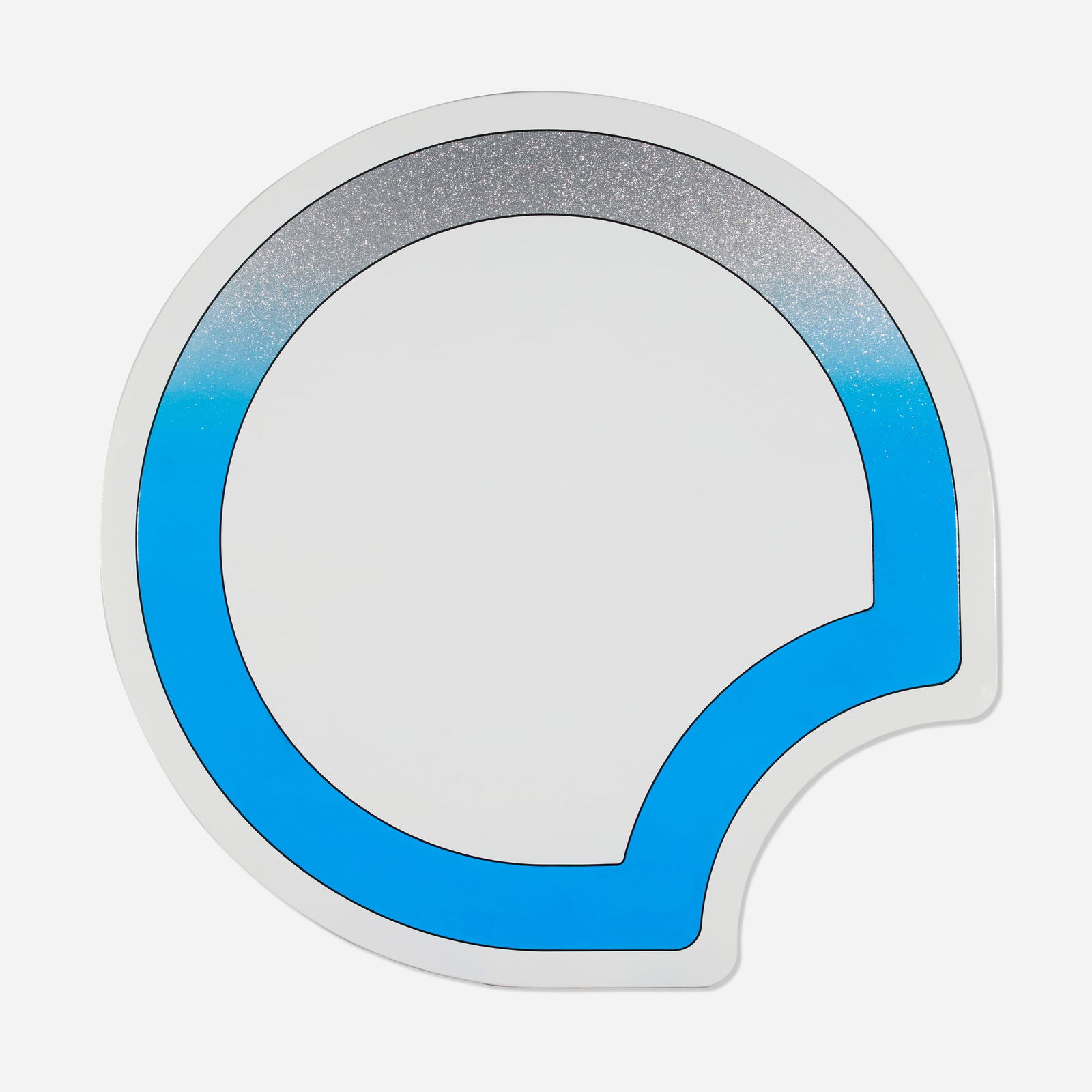 Greg Bogin, Jour sans (blue): Greg Bogin Jour sans (blue) 2014synthetic paint and urethane on canvas 46.5 h x 47 w in (118 x 119 cm) Signed, titled and dated to verso 'Greg Bogin Jour sans (blue) 2014'. Prov