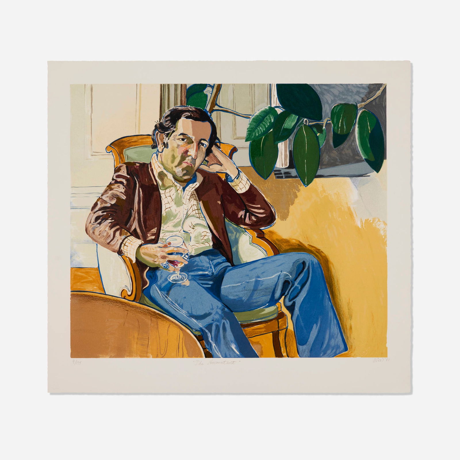 Alice Neel, The Accountant (1 of 3)