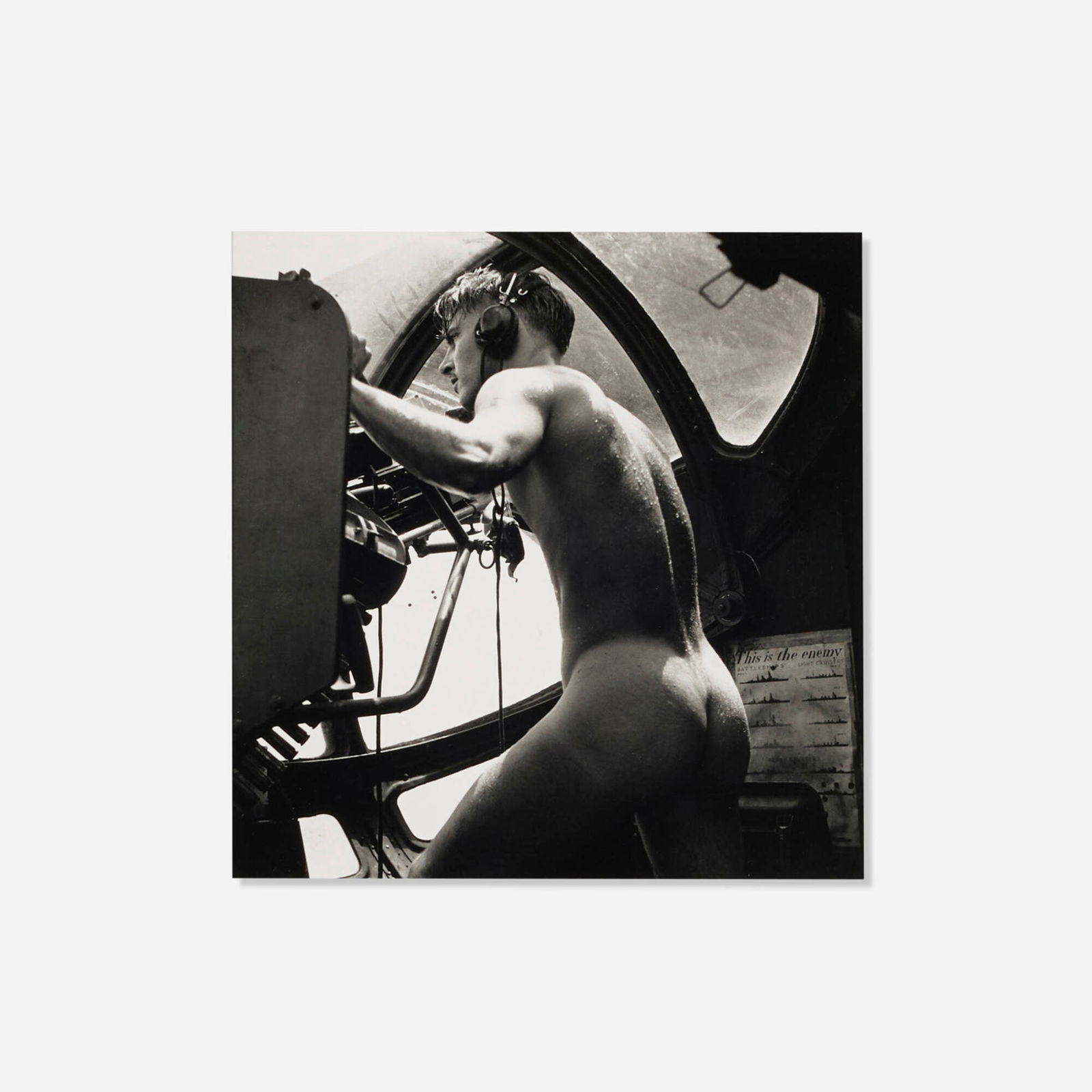 Horace Bristol, PBY Blister Gunner, Rescue at Rabaul: Horace Bristol PBY Blister Gunner, Rescue at Rabaul 1944 / printed 1994 gelatin silver print image: 10.25 h x 10 w in (26 x 25 cm) sheet: 14 h x 11 w in (36 x 28 cm) Signed to verso 'Horace