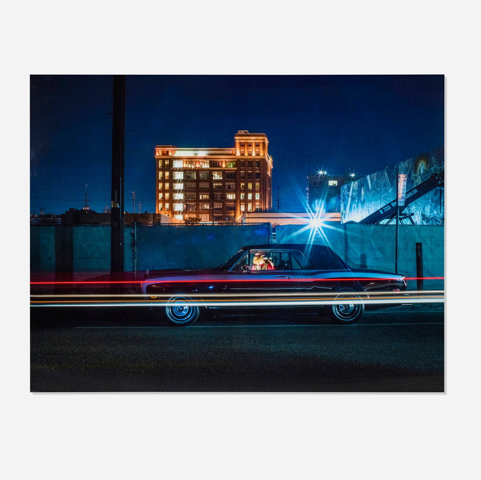 Melanie Pullen, The Watcher (from the Voyeur series): Melanie Pullen The Watcher (from the Voyeur series) 2018 archival digital print mounted on aluminum sight: 59 h x 77.5 w in (150 x 197 cm) Signed, titled, dated, numbered and inscribed to artist's