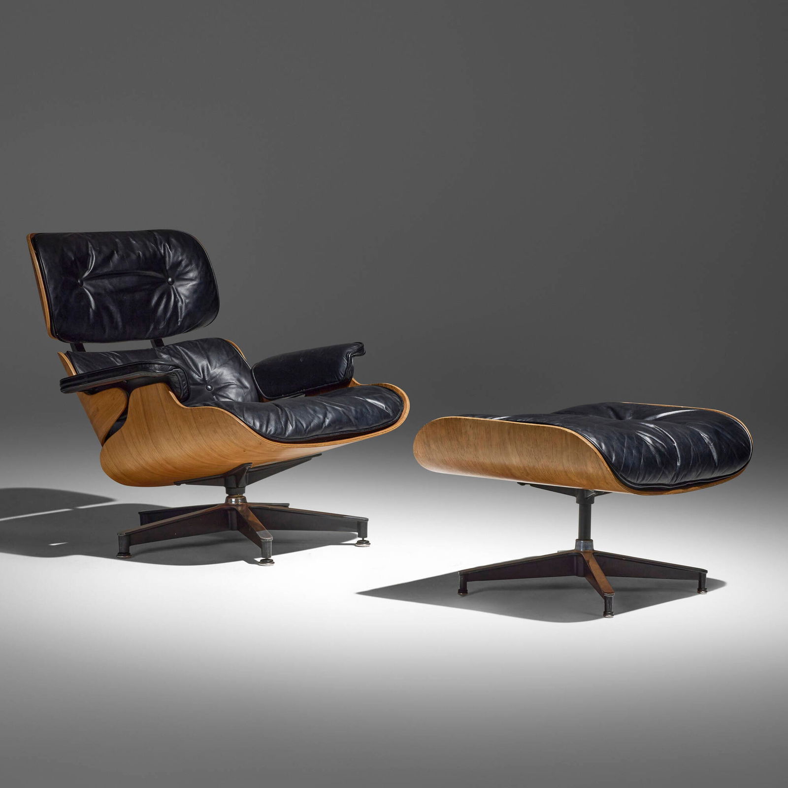 Charles and Ray Eames, 670 lounge chair and 671 ottoman (1 of 5)