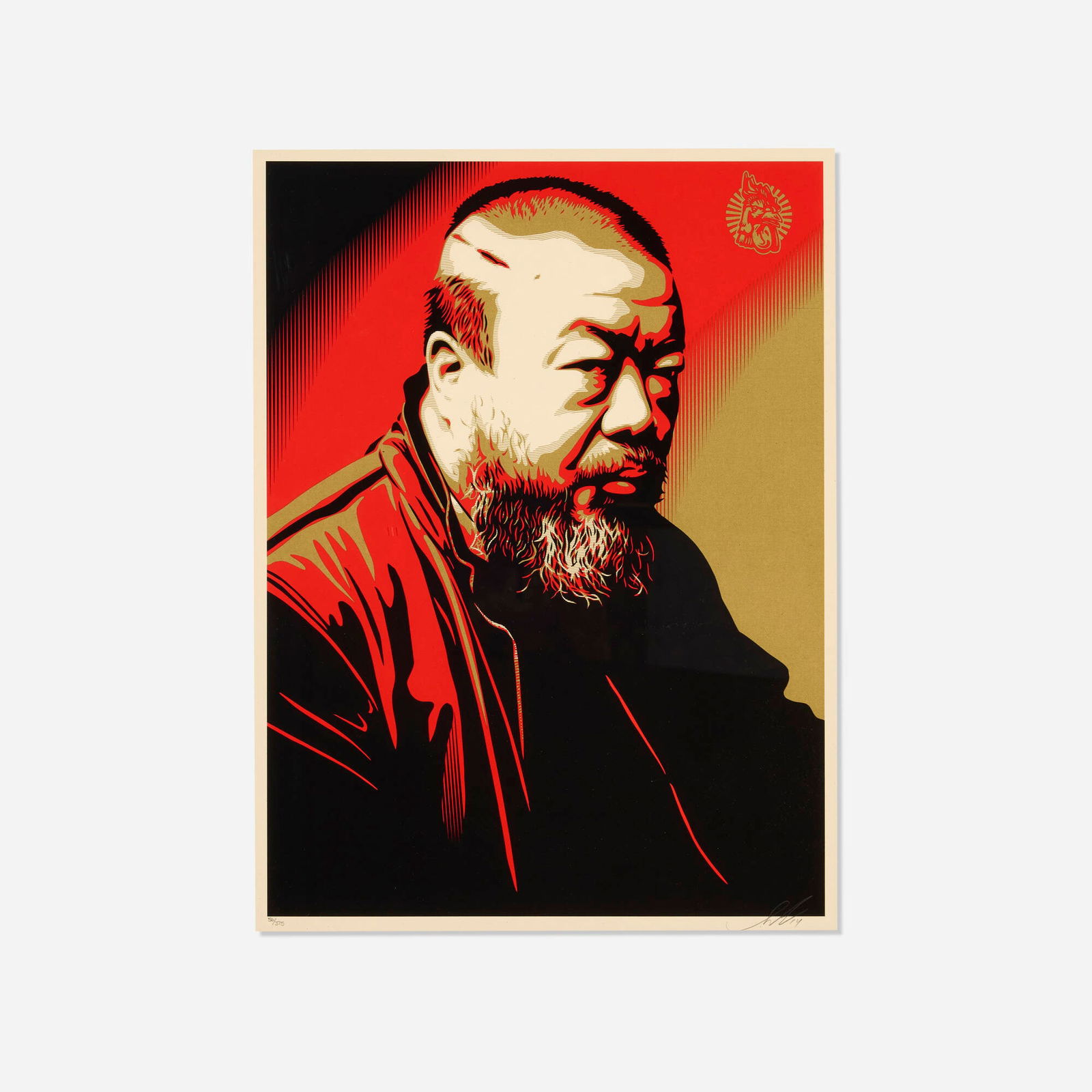 Shepard Fairey, Portrait of Ai Weiwei (1 of 4)