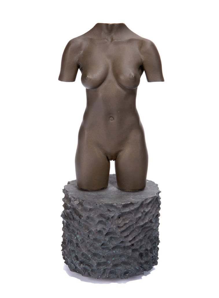 Robert Graham, MOCA Torso: Robert Graham MOCA Torso A: 1992-95; B: 1982 A: Patinated bronze; B: Cast pewter A: From the edition of 3500; B: Unnumbered edition size A: Published by the Museum of Contemporary Art, Los Angeles; B: