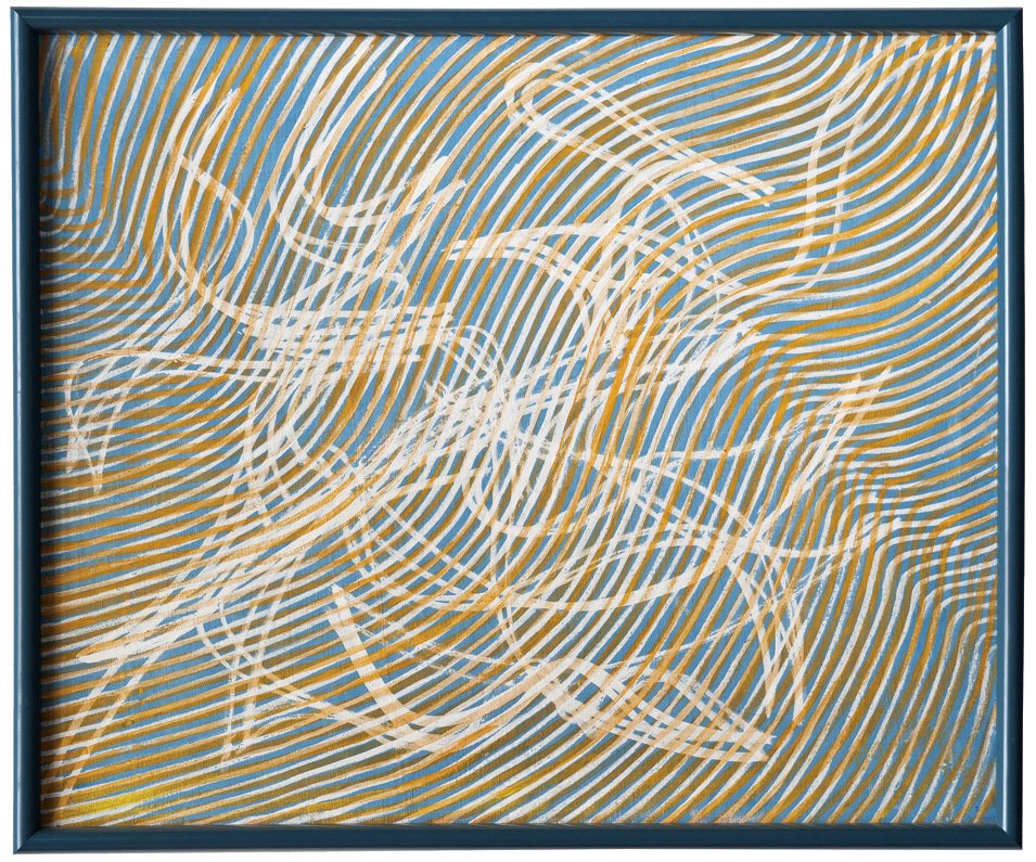 Stanley William Hayter, Fish: Stanley William Hayter Fish 1966 Oil on canvas Signed, dated, titled, and inscribed verso "Fish/66/MH/June 4/June 5" 21.25" x 25.5" Provenance: Esther Robles Gallery, Los Angeles, California; P