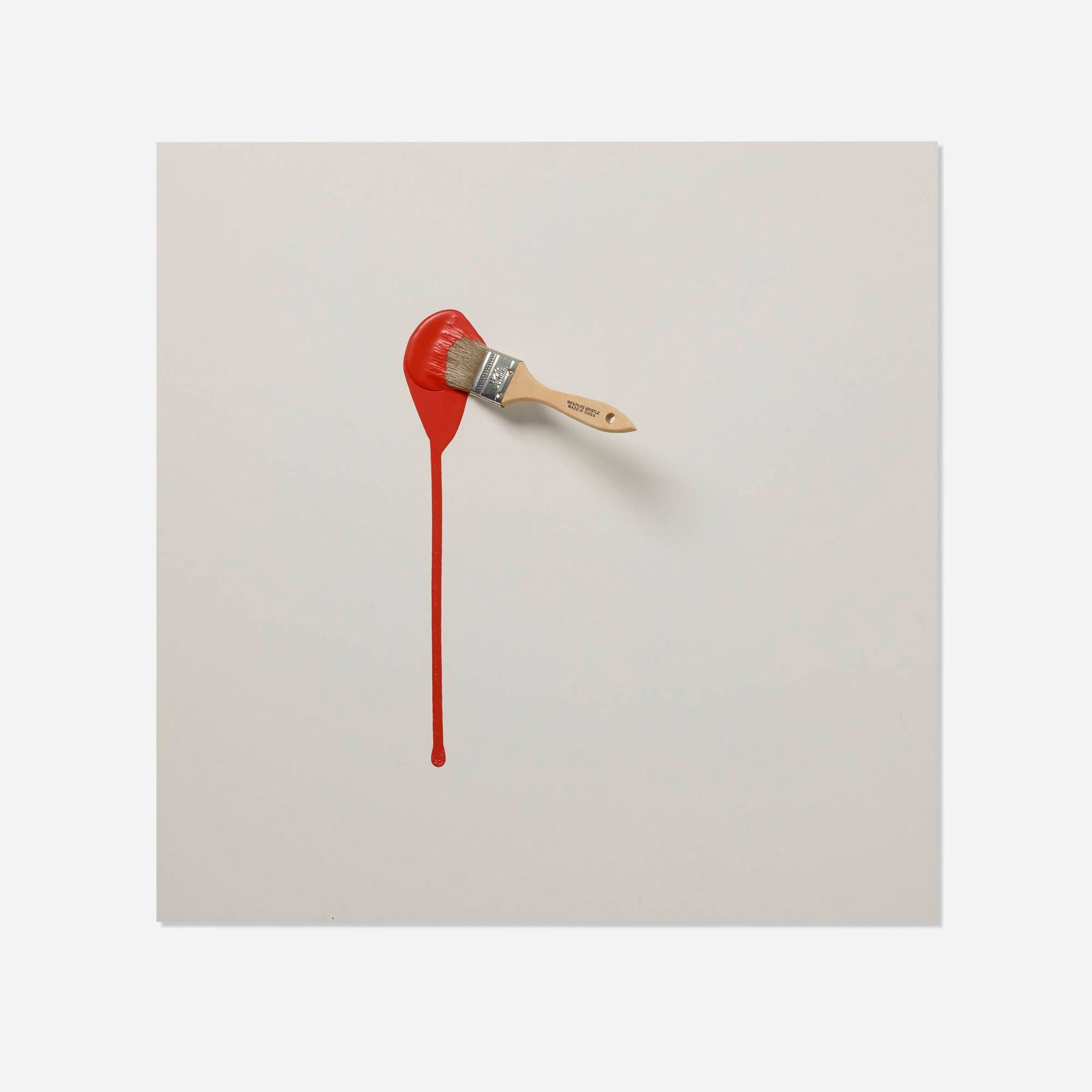 Garry Knox Bennett, Untitled: Garry Knox Bennett Untitled 2008 acrylic and paintbrush on panel 24 h x 23 w x 5 d in (61 x 58 x 13 cm) Signed, dated and inscribed to verso 'GKB 2008 For Fletcher and Bobby-Best of Friends Love,