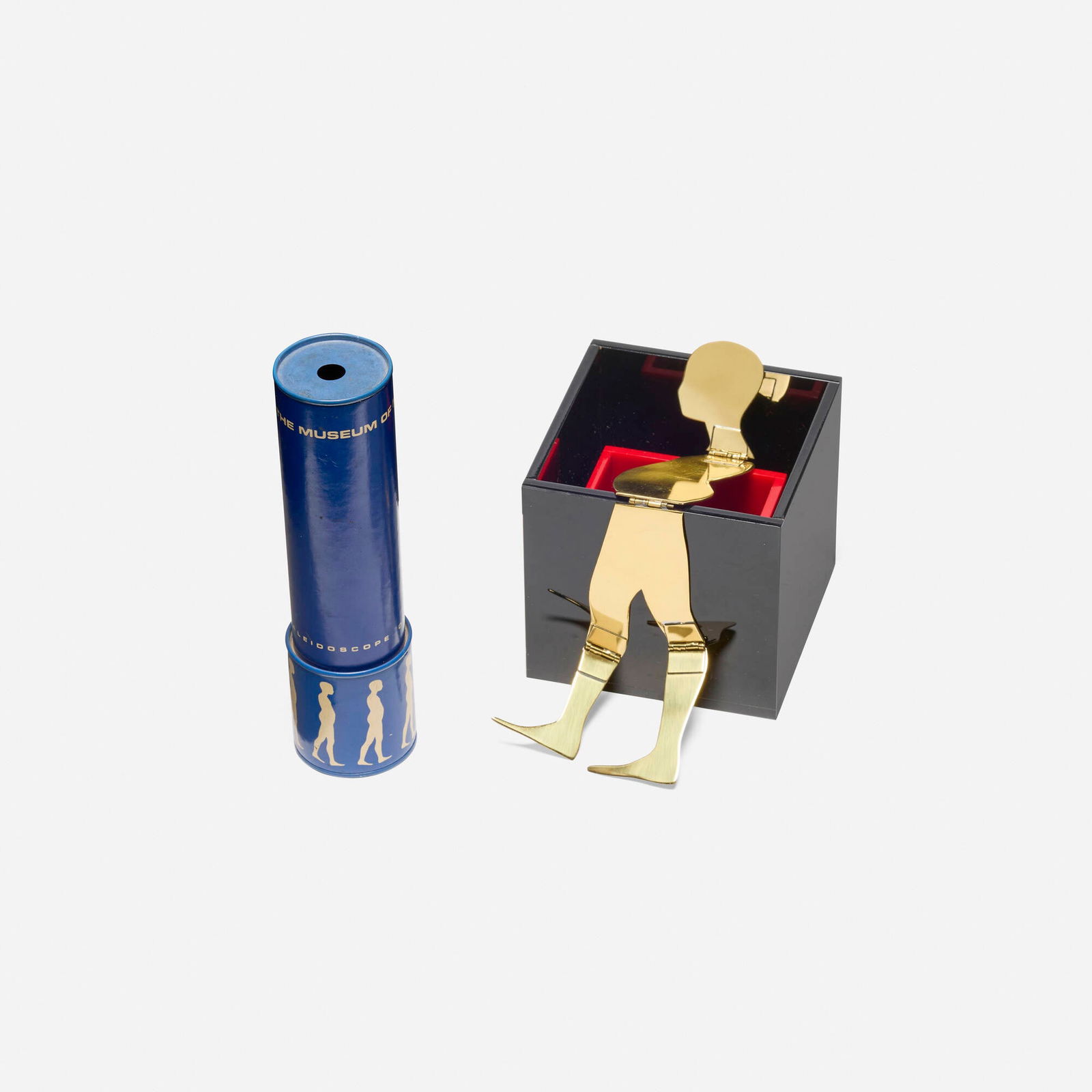 Ernest Trova, Falling Man Kaleidoscope; Folding Man (two works) (1 of 5)