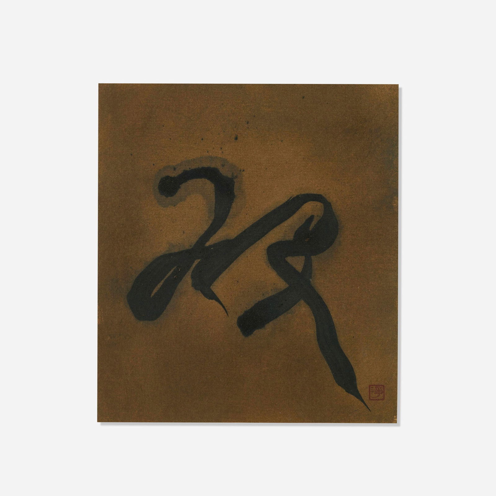 Joe Goode, Homage to Gutai 16: Joe Goode Homage to Gutai 16 2002 oil on Shikishi board 10.75 h x 9.5 w in (27 x 24 cm) Signed with artist's chopmark and dated to lower right corner '2002'. Inscribed to verso 'HTGd 16'. Artist's