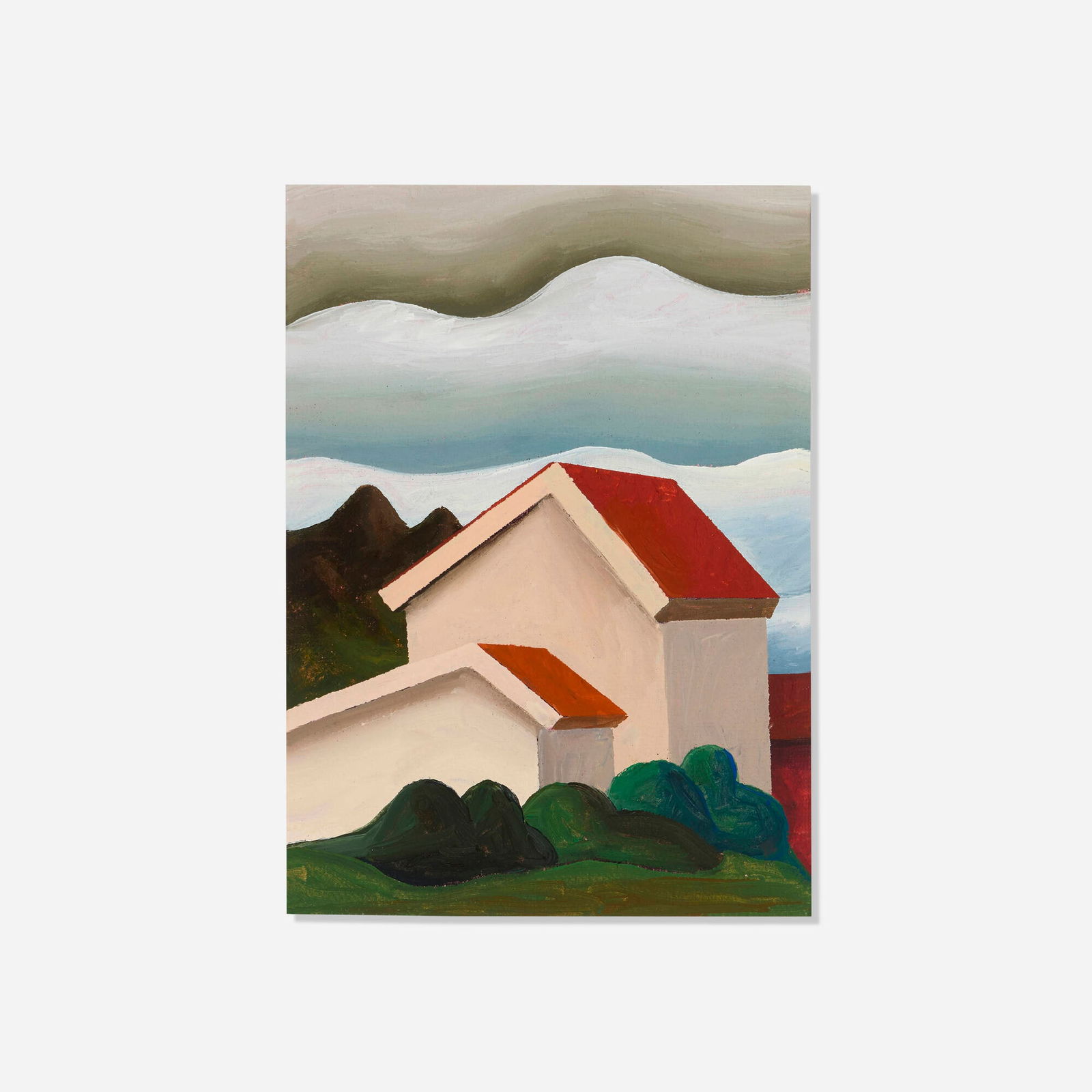 Salvo, Lofoten: Salvo Lofoten 2001oil on canvas 14 h x 10.25 w in (36 x 26 cm) Signed and titled to verso 'Lofoten Salvo'. Sold with a certificate of authenticity from Archivio Salvo. Provenanc