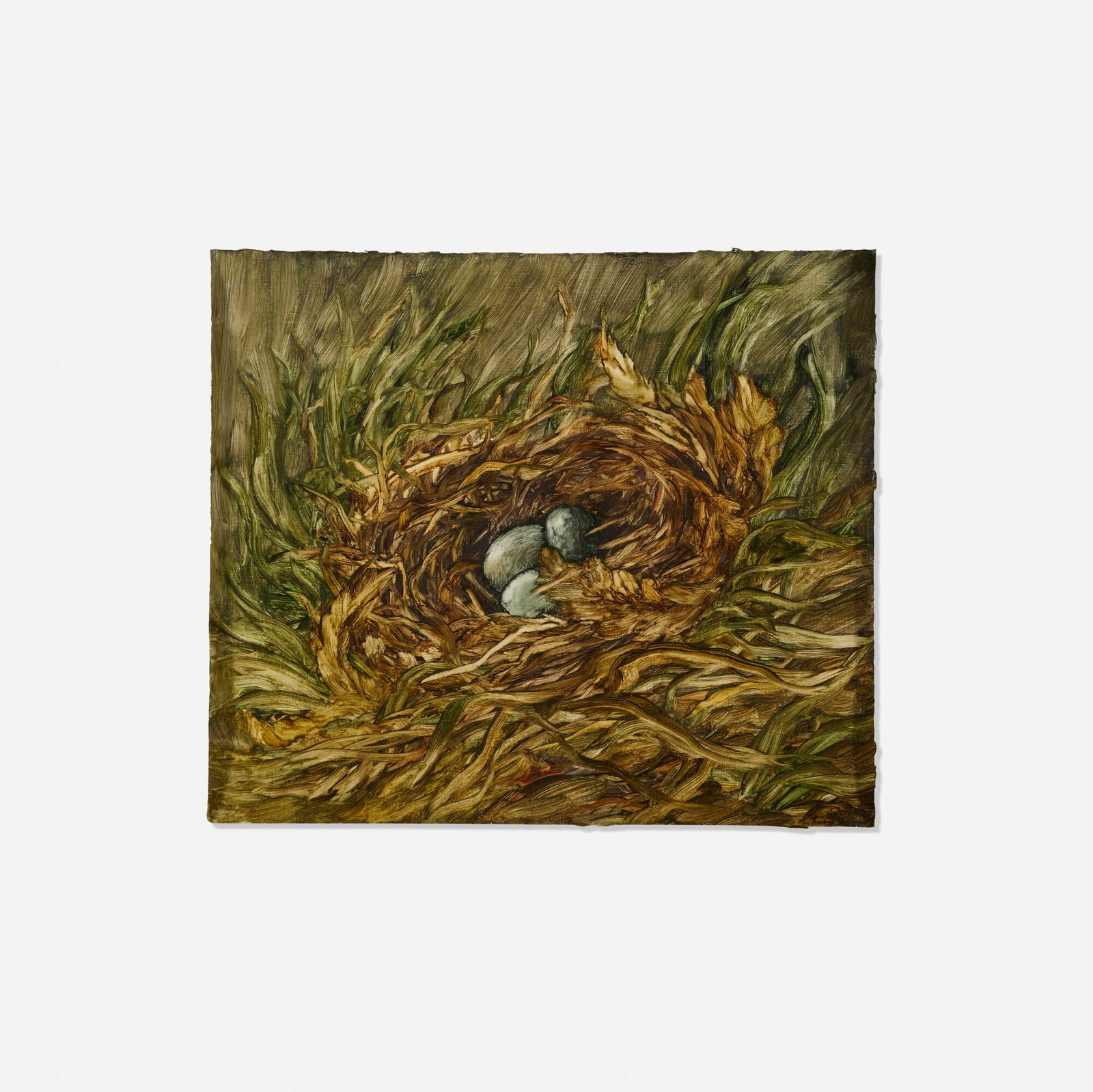 Lesley Vance, Untitled: Lesley Vance Untitled 2006oil on paper 9.5 h x 10.75 w in (24 x 27 cm) Signed and dated to verso 'L Vance 2006'. Provenance: Private Collection This