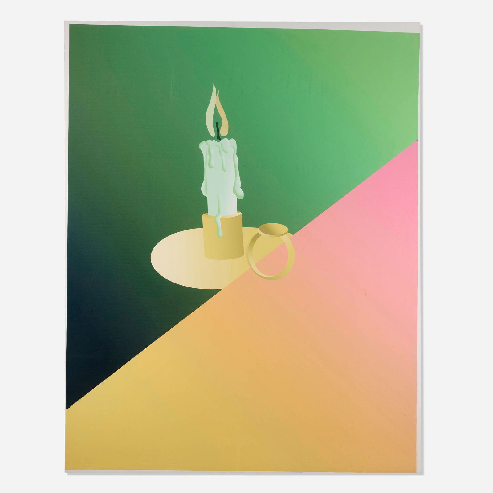 Michael Williams, A Fish from Another Pond: Michael Williams A Fish from Another Pond 2014inkjet print on canvas 97 h x 77 w x 1.375 d in (246 x 196 x 3 cm) Signed, titled and dated to verso 'A Fish from Another Pond MW 2014'.