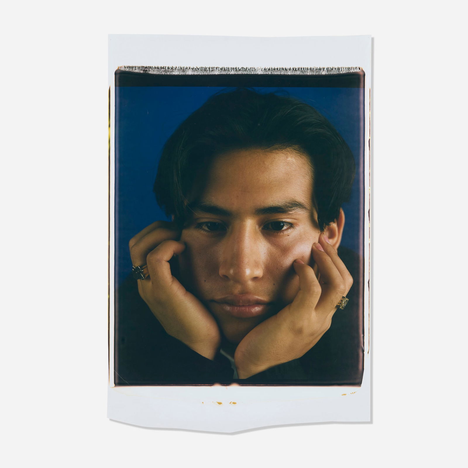 Dawoud Bey, Untitled: Dawoud Bey Untitled c. 1995 unique large-format Polaroid Polacolor print image: 24 h x 20 w in (61 x 51 cm) sheet: 33 h x 22 w in (84 x 56 cm) This work will ship from Lambertville, New Jersey.