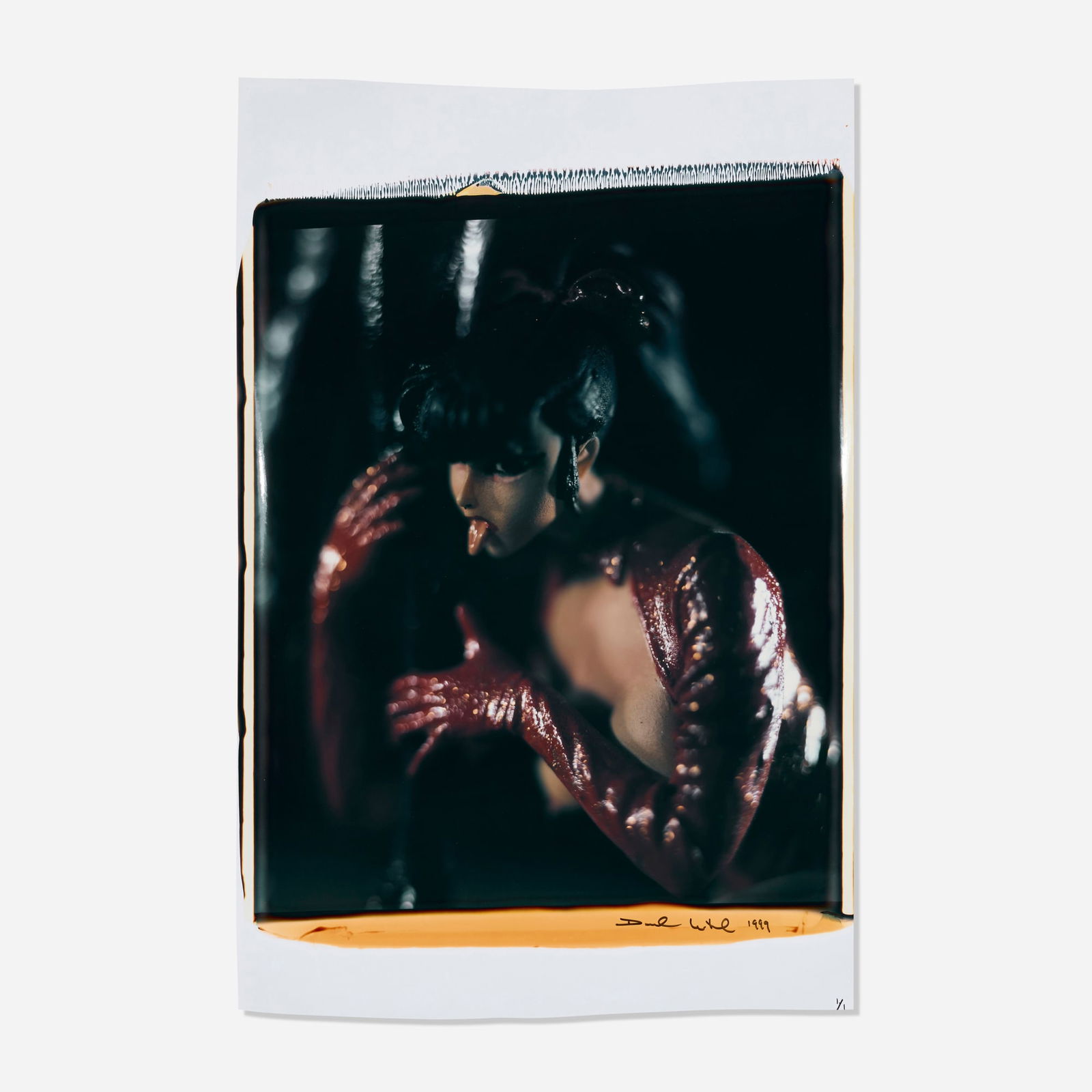 David Levinthal, Untitled: David Levinthal Untitled 1999 unique large-format Polaroid print image: 24 h x 20 w in (61 x 51 cm) sheet: 33.75 h x 22 w in (86 x 56 cm) Signed, dated and numbered to lower right 'David Levinthal