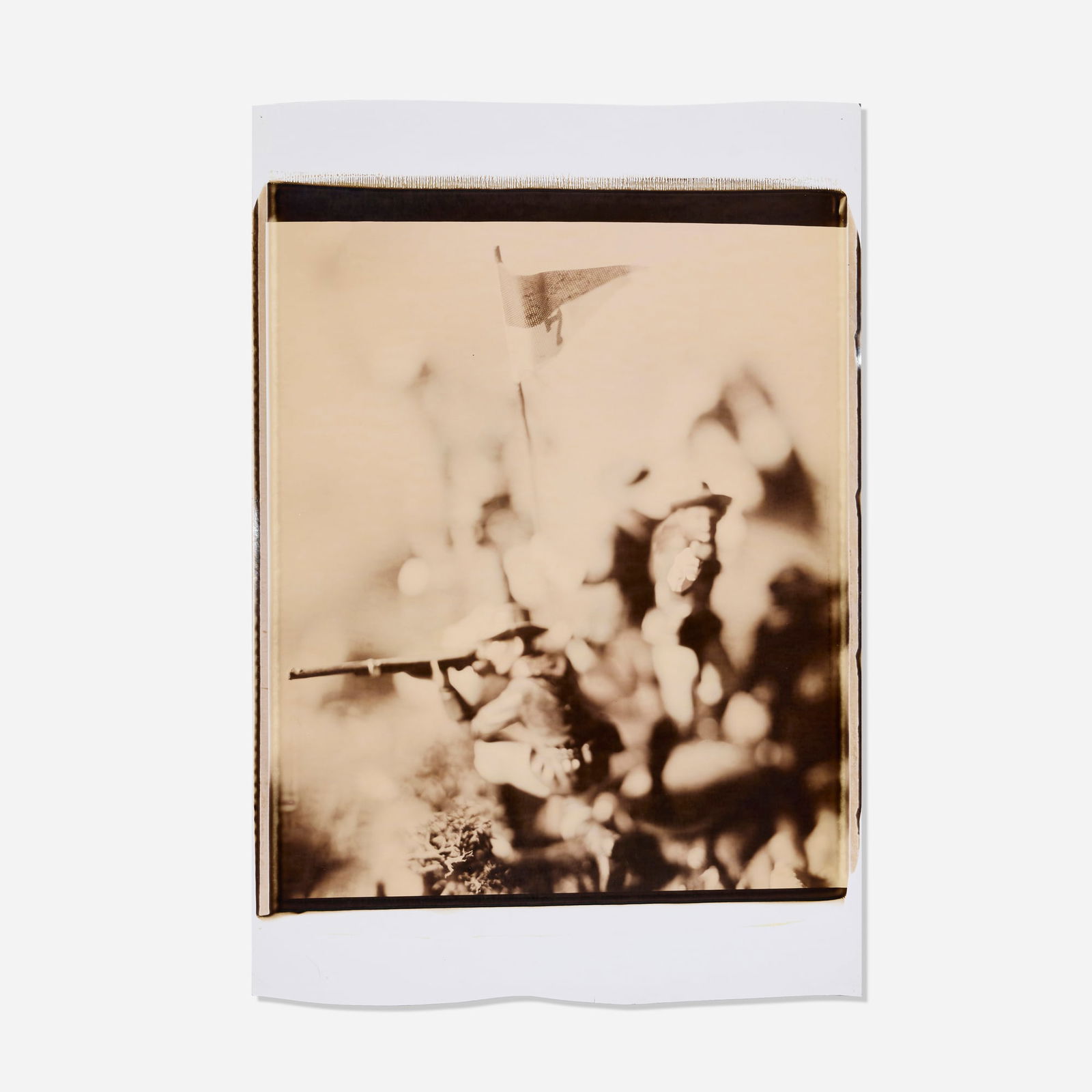 David Levinthal, Untitled (from the Hitler Moves East series): David Levinthal Untitled (from the Hitler Moves East series) c. 1975 unique large-format Polaroid Polacolor print image: 24 h x 20 w in (61 x 51 cm) sheet: 33 h x 22 w in (84 x 56 cm) Provenance: