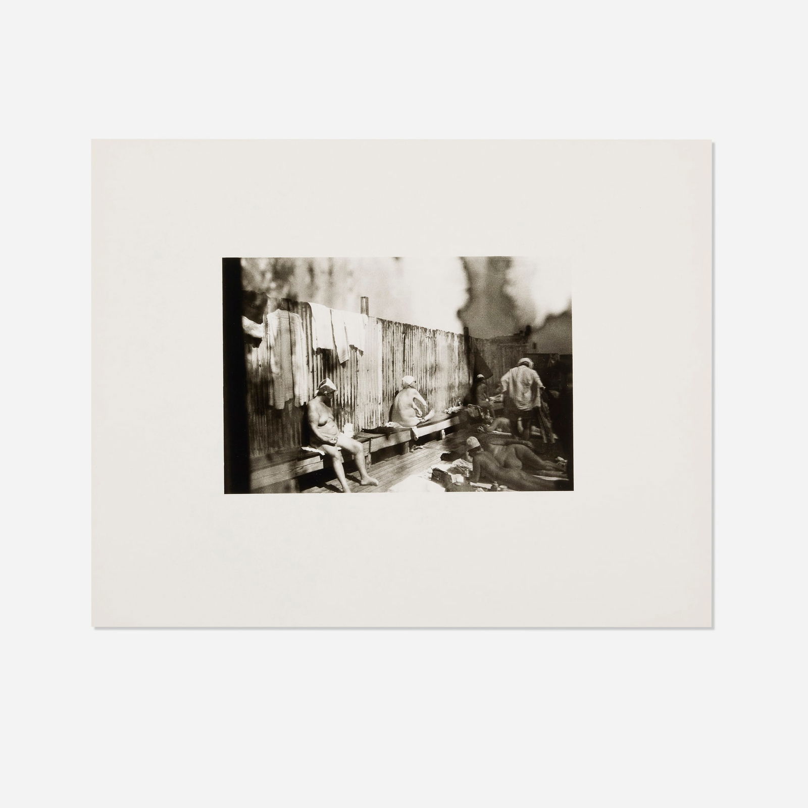 Diane Arbus, Women on a Sun Deck, Coney Island, N.Y.: Diane Arbus Women on a Sun Deck, Coney Island, N.Y. 1960 / printed later gelatin silver print image: 5.25 h x 7.75 w in (13 x 20 cm) sheet: 11 h x 14 w in (28 x 36 cm) Signed, titled, dated and