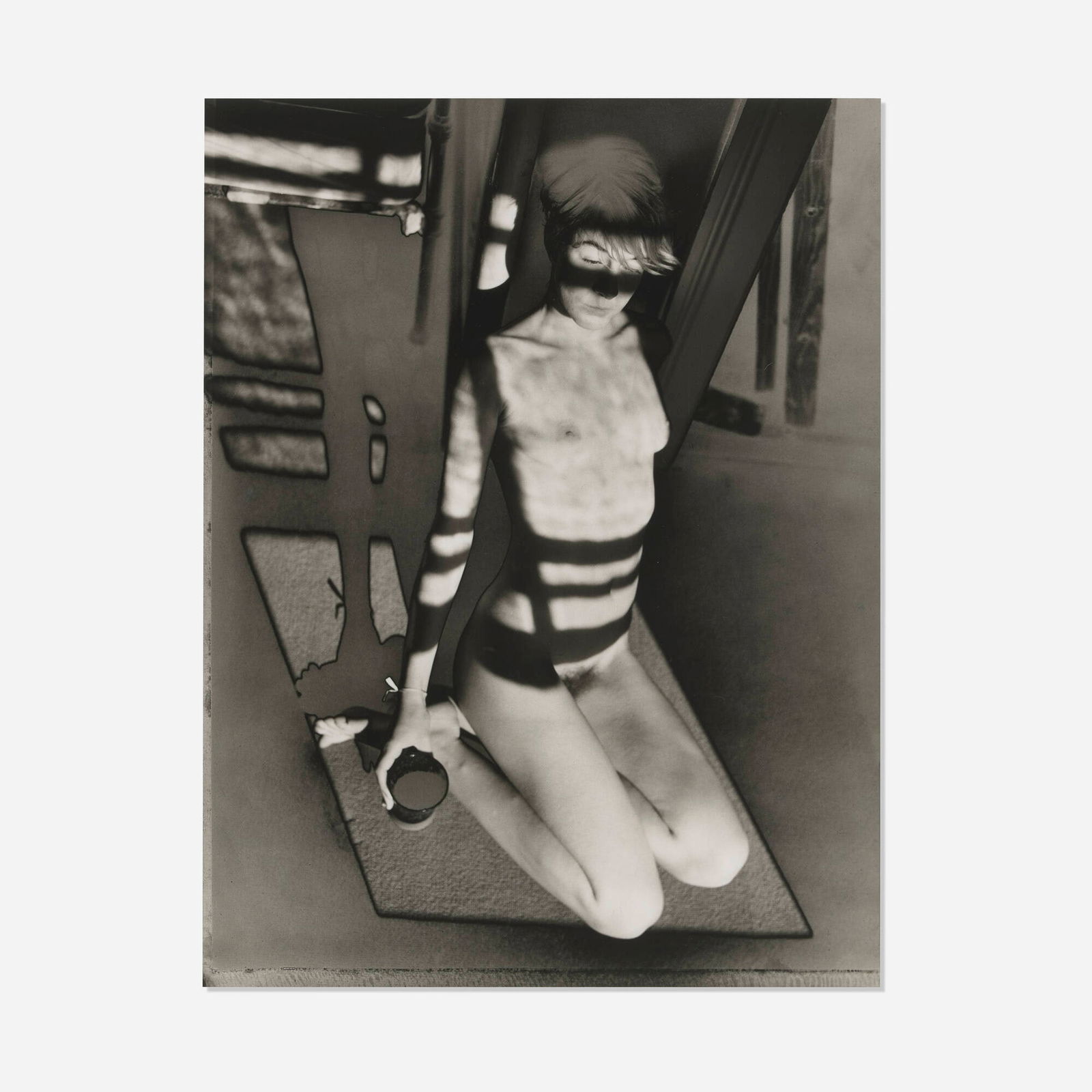 Michael Spano, Flying Carpet: Michael Spano Flying Carpet 1984 gelatin silver print from T665 P/N Polaroid Positive/Negative film Type 665 image: 34.75 h x 26.625 w in (88 x 68 cm) sheet: 40.625 h x 29.75 w in (103 x 76 cm) 