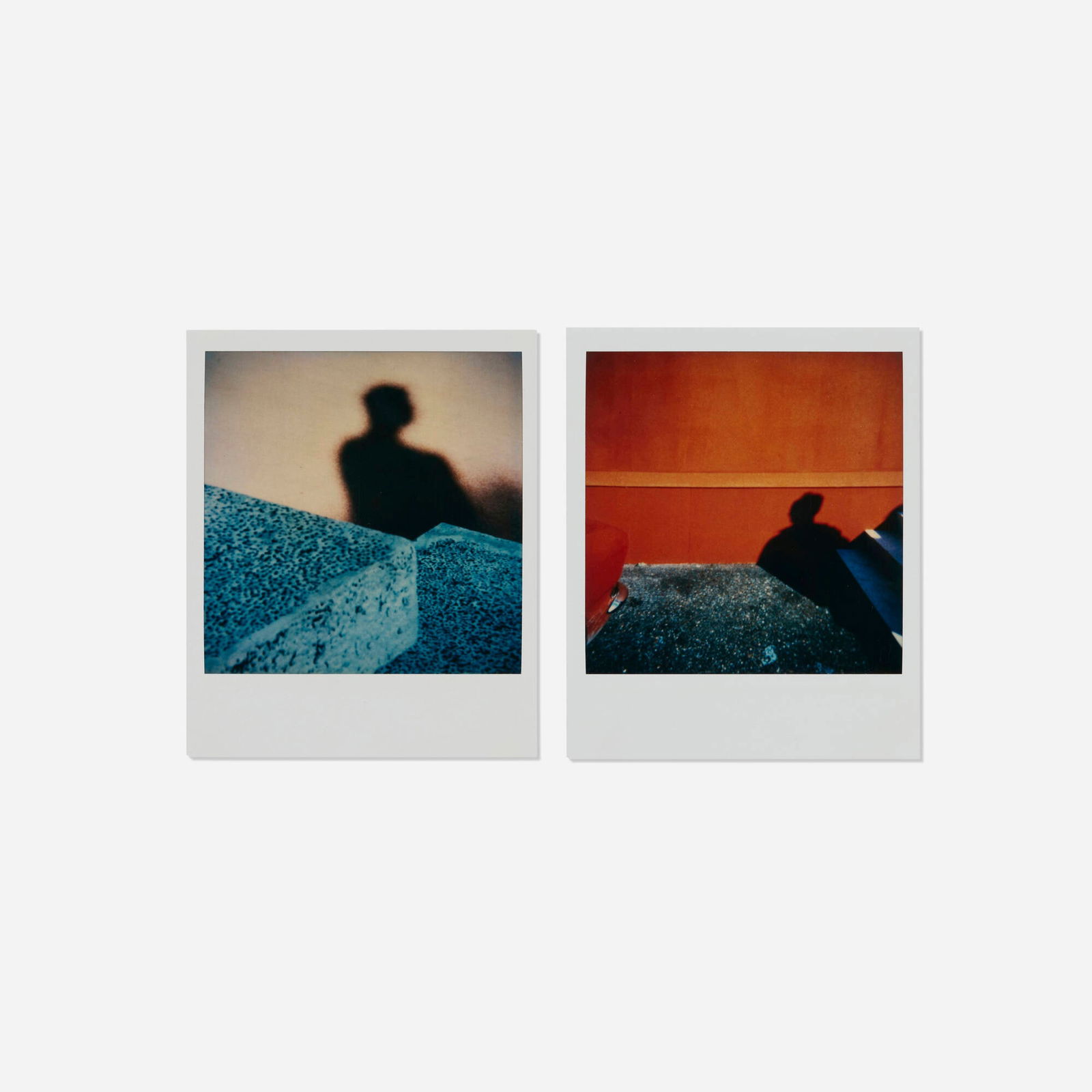 Franco Fontana, Untitled (two works): Franco Fontana Untitled (two works) 1980 Polaroid SX-70 print image (each): 3.25 h x 3.125 w in (8 x 8 cm) sheet (each): 4.25 h x 3.5 w in (11 x 9 cm) Dated to verso of each '1980'. These works