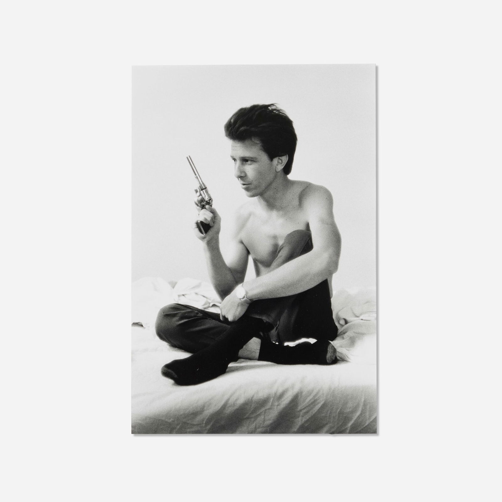 Larry Clark, Dead (Billy Mann) (from the Tulsa series): Larry Clark Dead (Billy Mann) (from the Tulsa series) 1968 / printed 1979 gelatin silver print; bound book image: 11.75 h x 8 w in (30 x 20 cm) sheet: 14 h x 11 w in (36 x 28 cm) Signed and