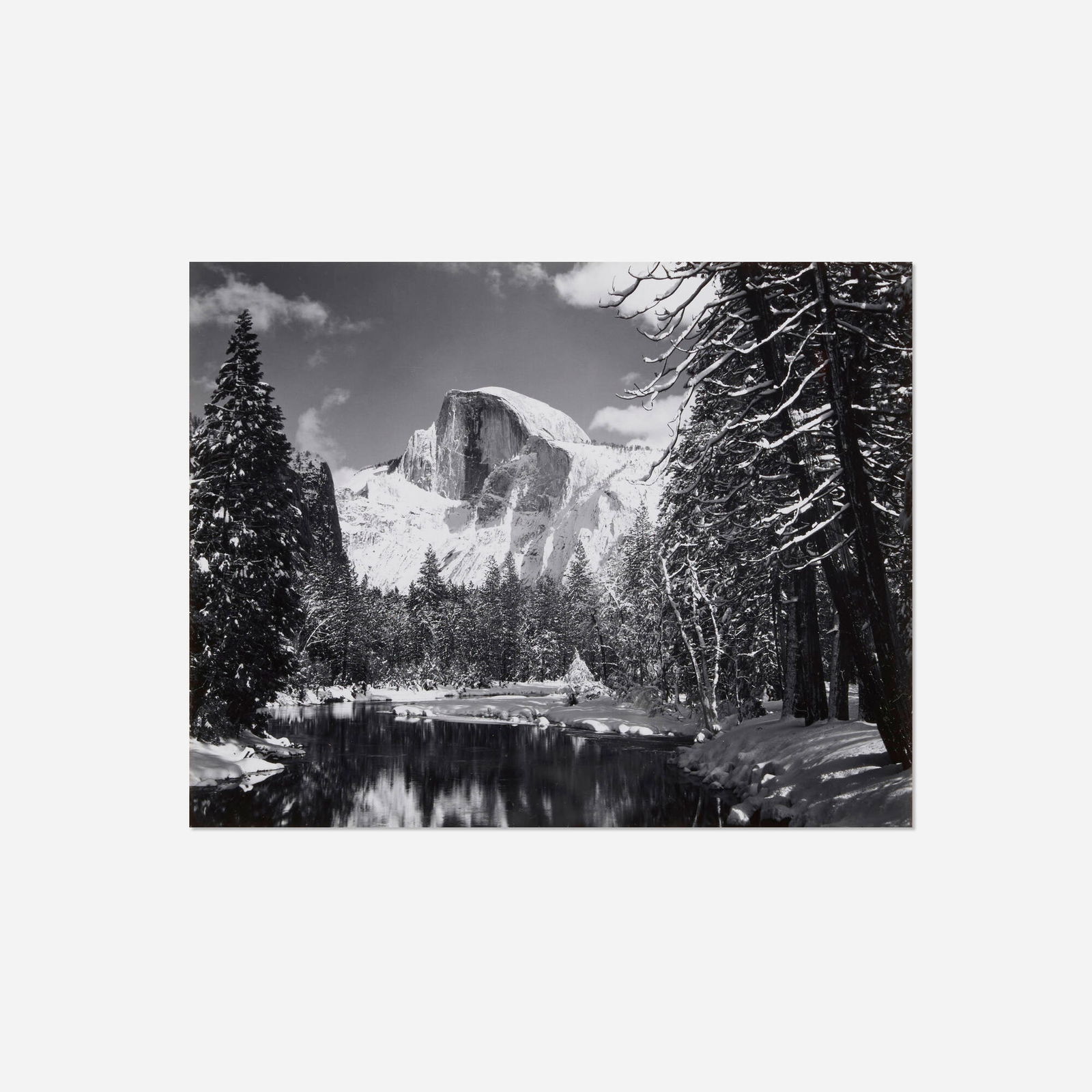 Ansel Adams, Half Dome, Merced River, Winter, Yosemite National Park, California (1 of 4)