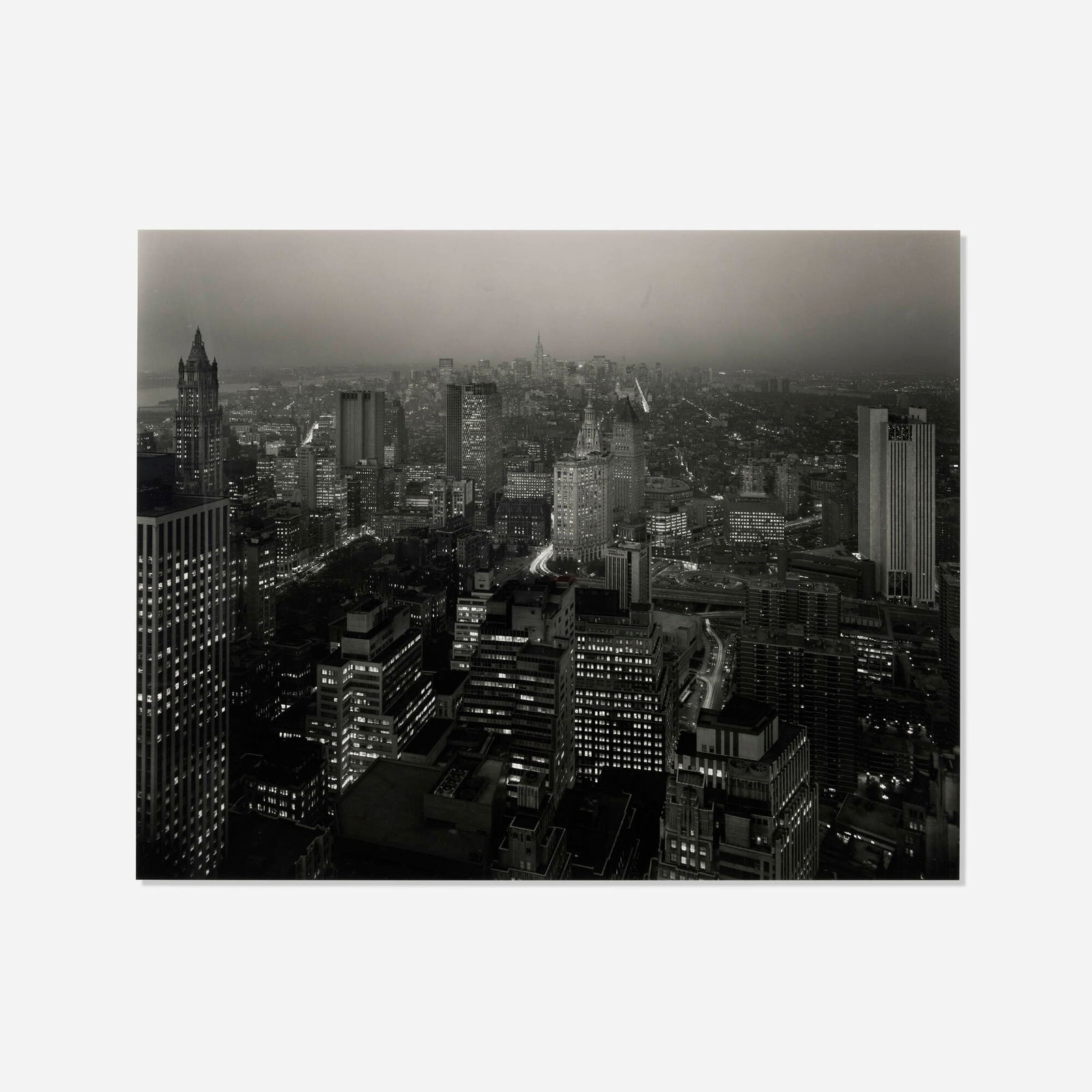Nicholas Nixon, North View from Pine Street, New York: Nicholas Nixon North View from Pine Street, New York 1975 / printed 2004 gelatin silver print image: 17.75 h x 22.375 w in (45 x 57 cm) sheet: 20 h x 24 w in (51 x 61 cm) Signed, titled, dated and