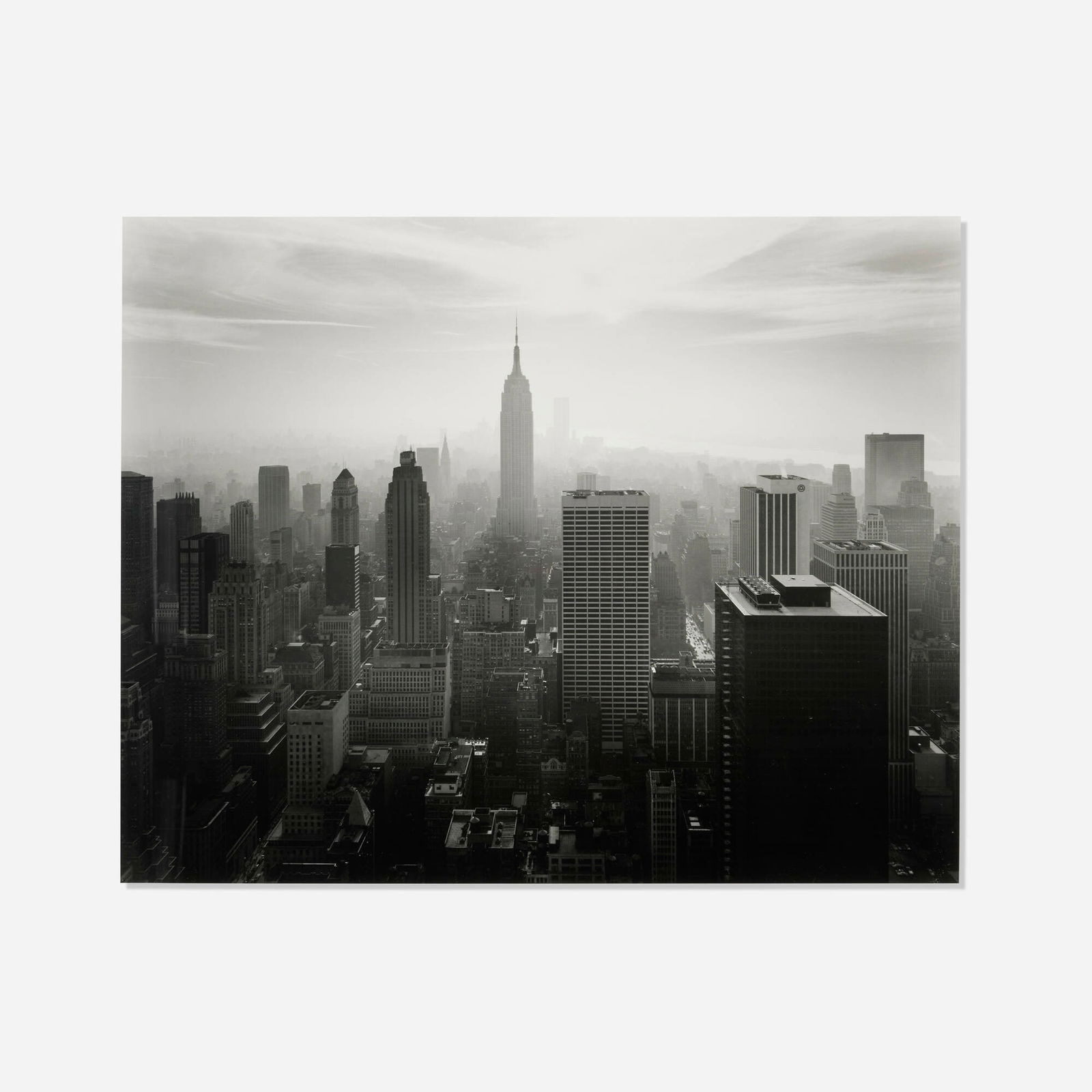 Nicholas Nixon, View of Midtown from 48th Street, New York: Nicholas Nixon View of Midtown from 48th Street, New York 1975 / printed c. 1997 gelatin silver print image: 18.25 h x 22.75 w in (46 x 58 cm) sheet: 20 h x 24 w in (51 x 61 cm) Signed, titled,