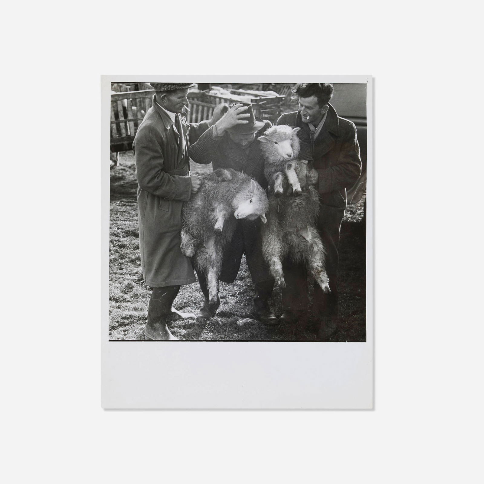 Dorothea Lange, Paddy O'Flannagan of County Galway, Ireland: Dorothea Lange Paddy O'Flannagan of County Galway, Ireland 1954 vintage gelatin silver print image: 7.75 h x 7.625 w in (20 x 19 cm) sheet: 10 h x 8.25 w in (25 x 21 cm) Stamped to verso 'Life