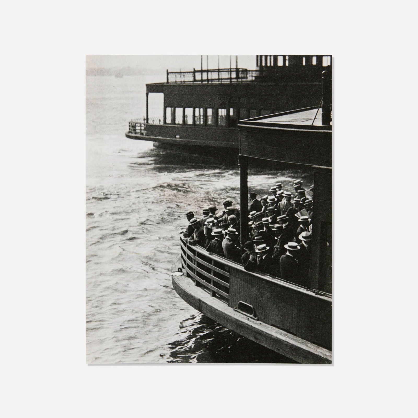 Alfred Stieglitz, The Ferry Boat: Alfred Stieglitz The Ferry Boat 1910 / printed later gelatin silver print 7.875 h x 6.375 w in (20 x 16 cm) Provenance: The Stephen White Collection This work will ship from Los Angeles,