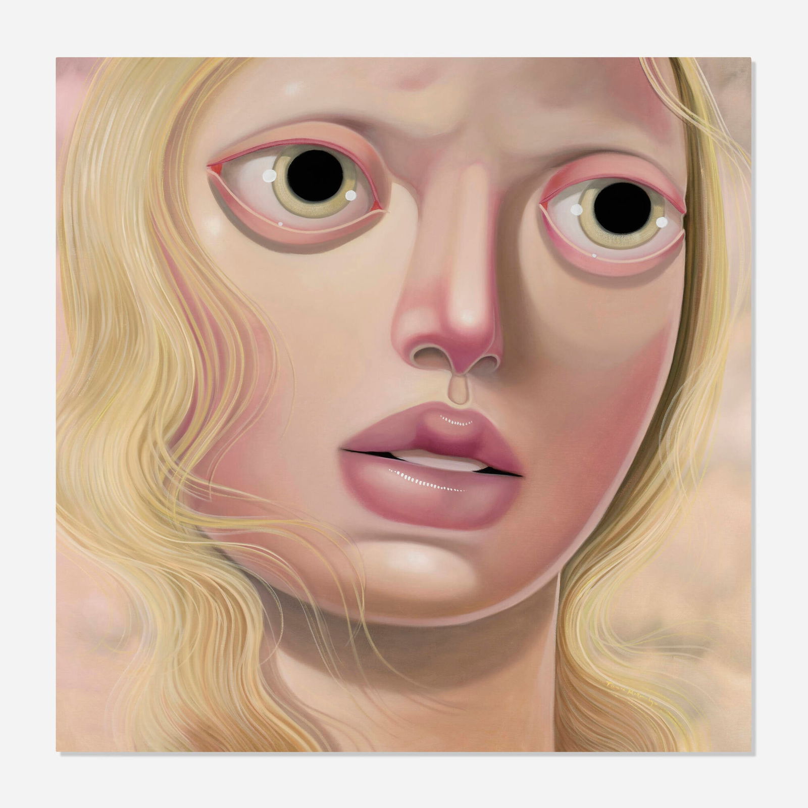 Tania Marmolejo, The Same Old Game: Tania Marmolejo The Same Old Game 2022 oil on canvas 50 h x 50 w in (127 x 127 cm) Signed to lower right 'Tania Marmolejo'. Dated to verso '2022'. Provenance: Eligere Gallery, Seoul | Private