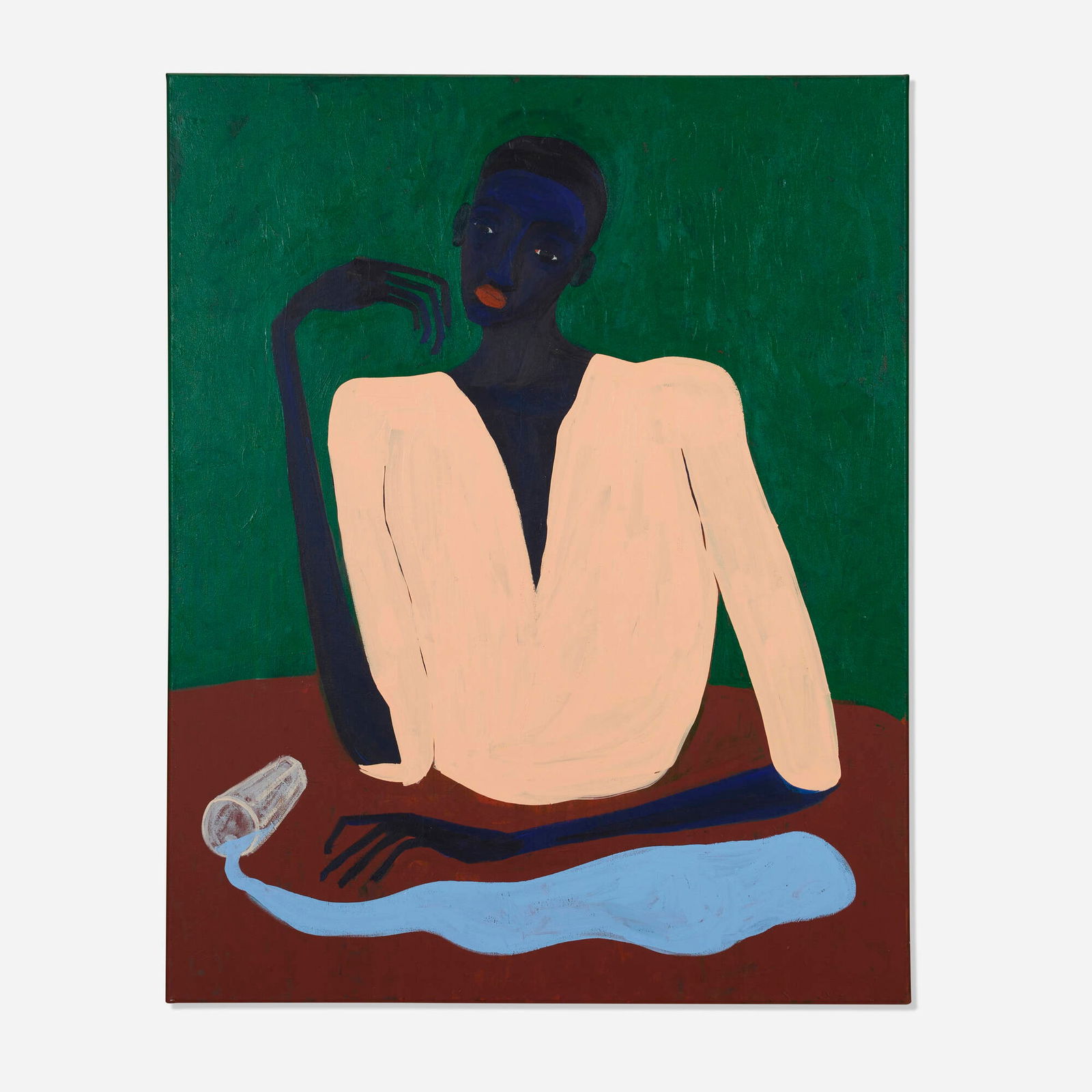 Peggy Kuiper, Water: Peggy Kuiper Water 2020 oil on canvas 39.25 h x 31.5 w in (100 x 80 cm) Signed and dated to verso 'Peggy Kuiper 2020'. This work will ship from Los Angeles, California.