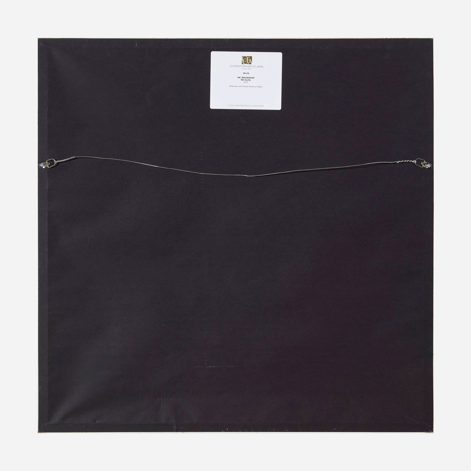 Mr. Brainwash, Not Guilty - 3