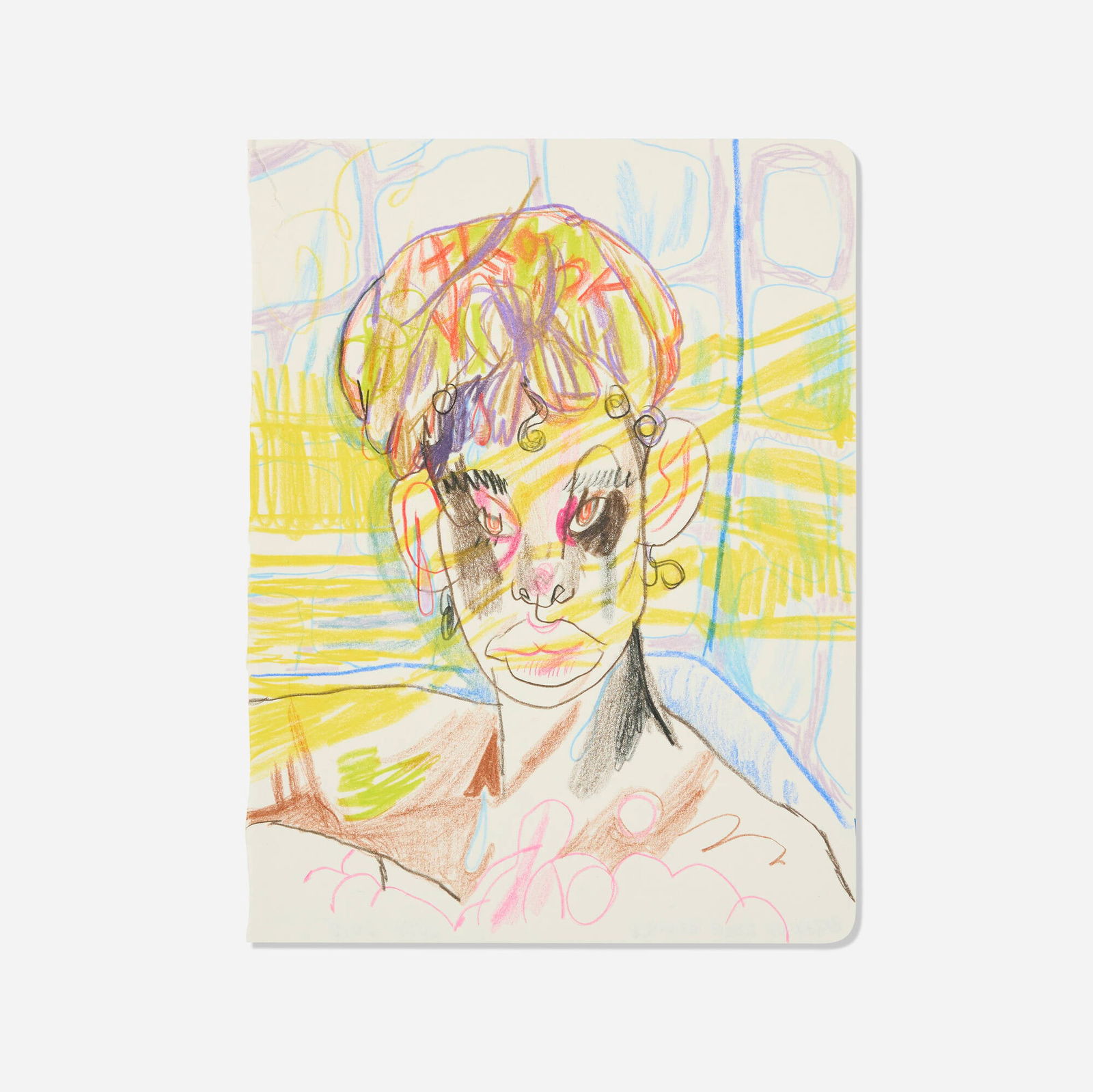 Brianna Rose Brooks, Mourning light: Brianna Rose Brooks Mourning light 2018 colored pencil on paper 9.75 h x 7.5 w in (25 x 19 cm) Signed and dated to verso 'Brianna Rose Brooks 2018'. Exhibited: Bathers, 17 July - 6 August 2018,