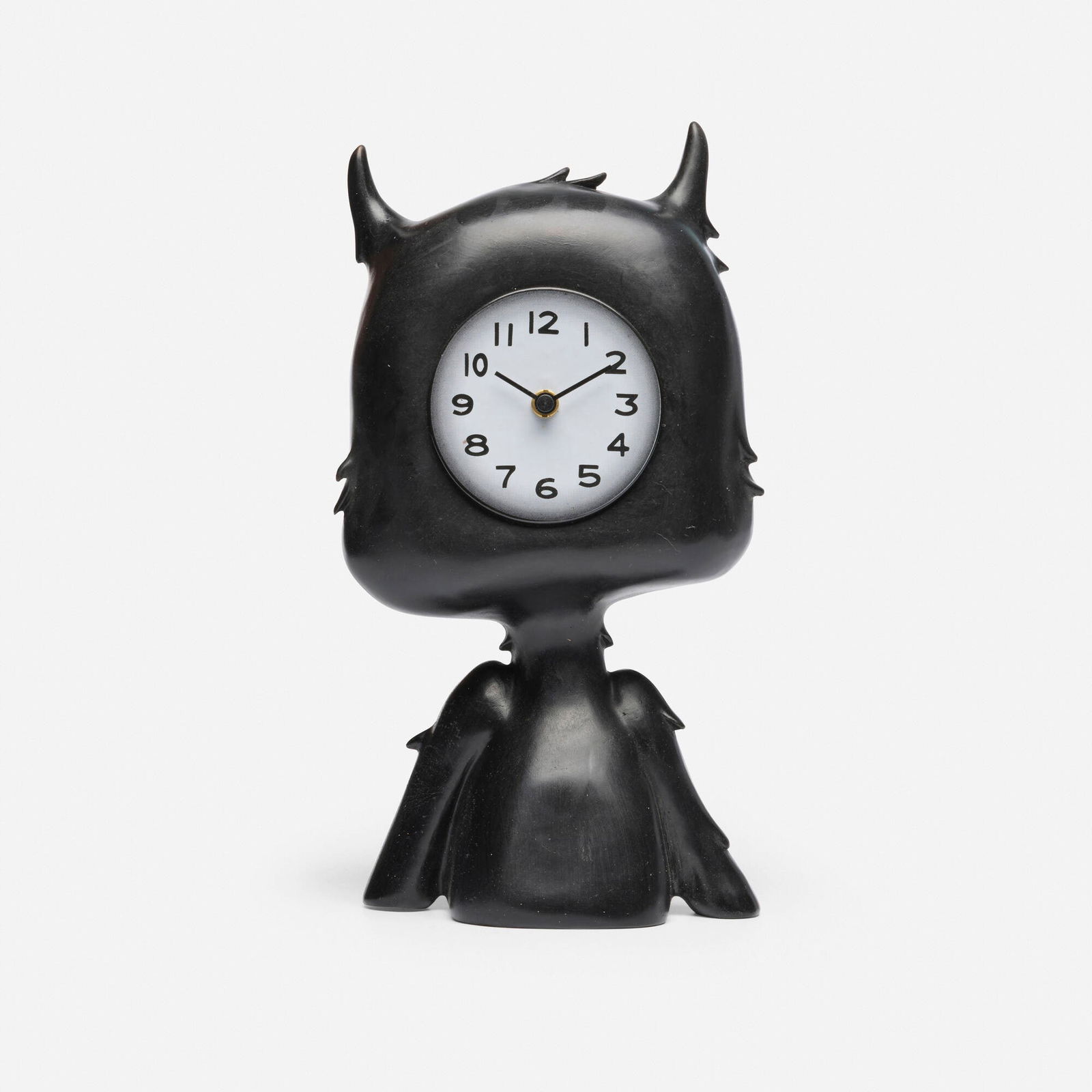 Ryan Travis Christian, Time Face: Ryan Travis Christian Time Face 2019 bronze, enamel 10 h x 5.5 w x 4.25 d in (25 x 14 x 11 cm) Impressed signature and number to underside 'RTC 7/12'. This work is number 7 from the edition of 12