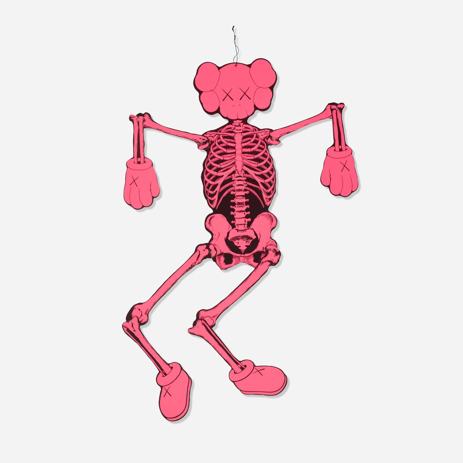 KAWS (Brian Donnelly), Skeleton Companion (Pink) (1 of 3)