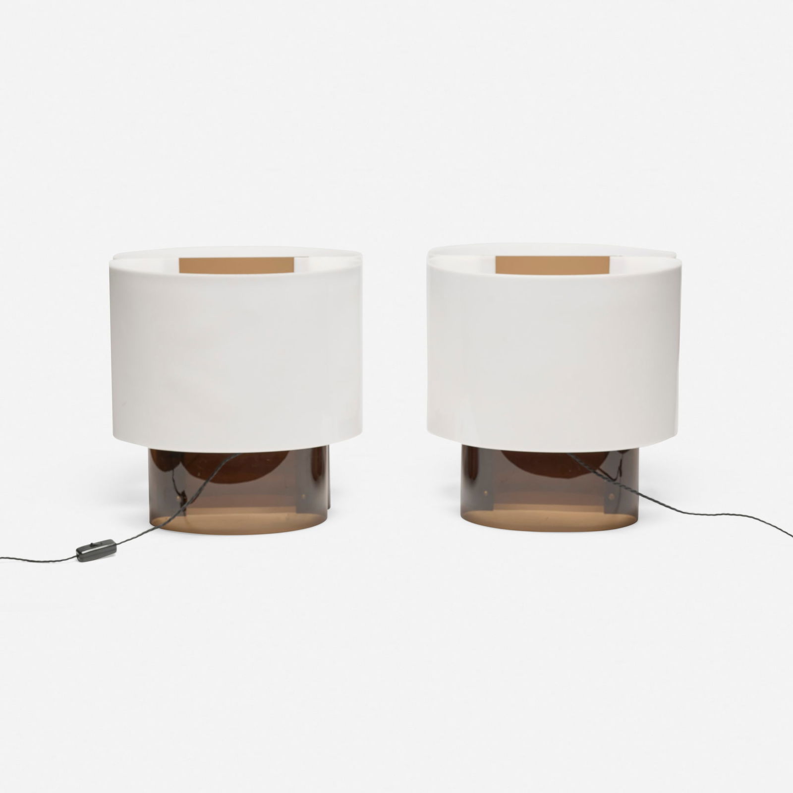 Danielle Quarante, attribution, Table lamps, pair - 3