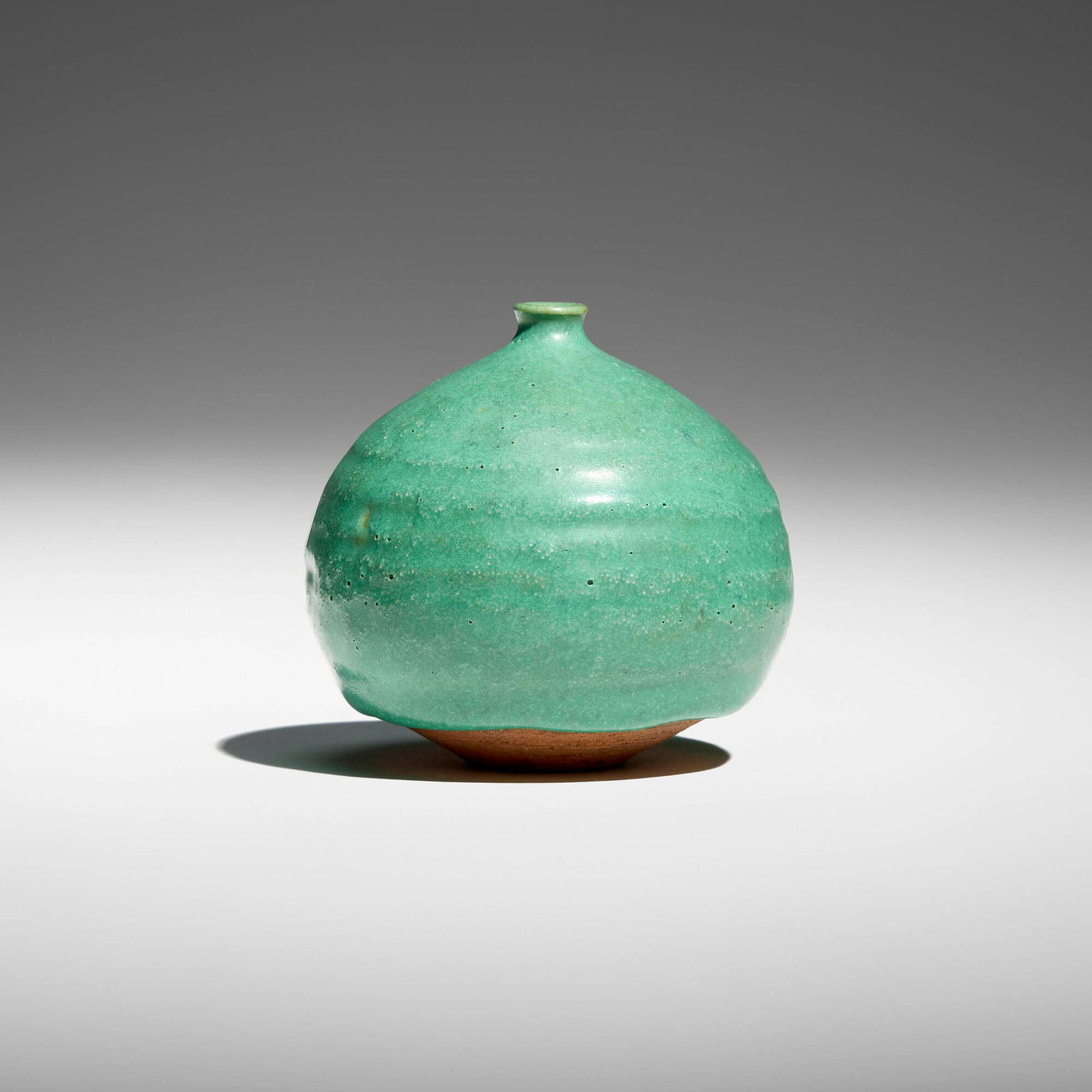Doyle Lane, Weed pot: Doyle Lane Weed pot USA, c. 1965 glazed earthenware 2.5 h x 2.625 dia in (6 x 7 cm) Incised signature to underside 'Lane'. This work will ship from Los Angeles, California.