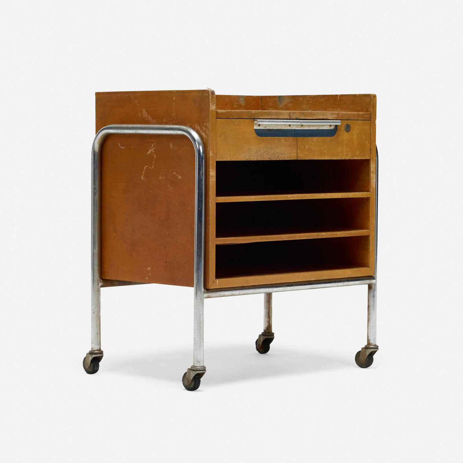 Kem Weber, Rare paint table from the Walt Disney Studios, Burbank, CA (1 of 4)