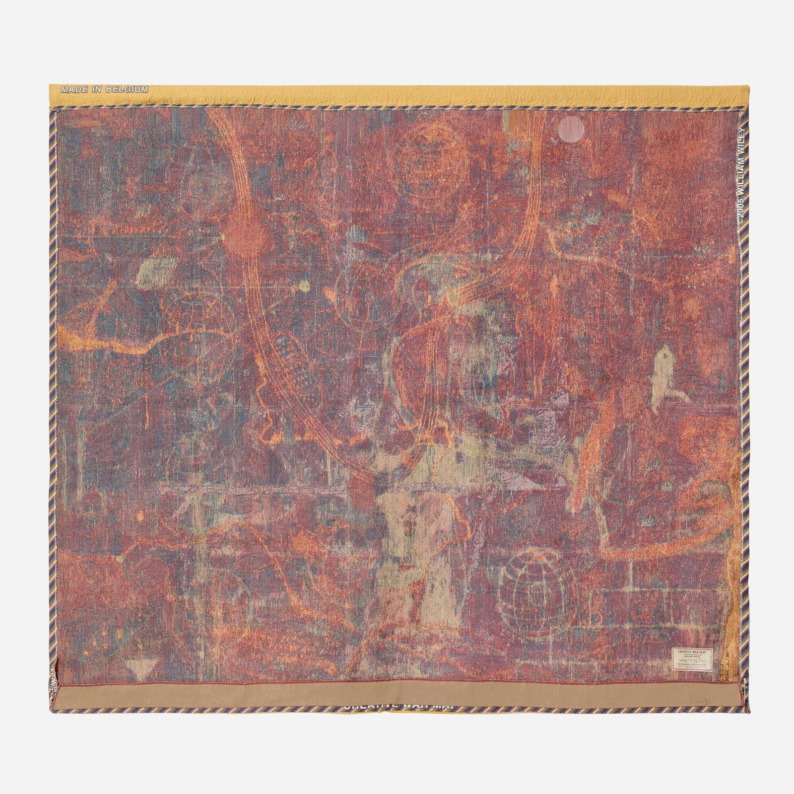 William T. Wiley, Creative War Map - 2