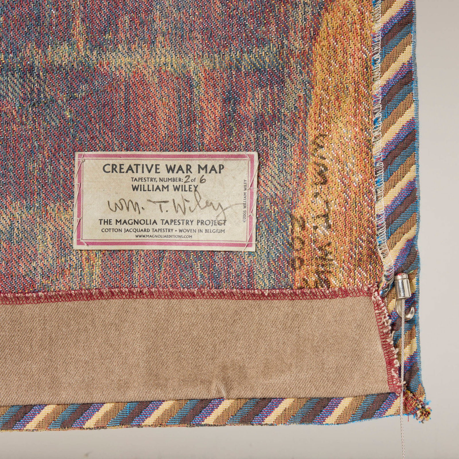 William T. Wiley, Creative War Map - 4