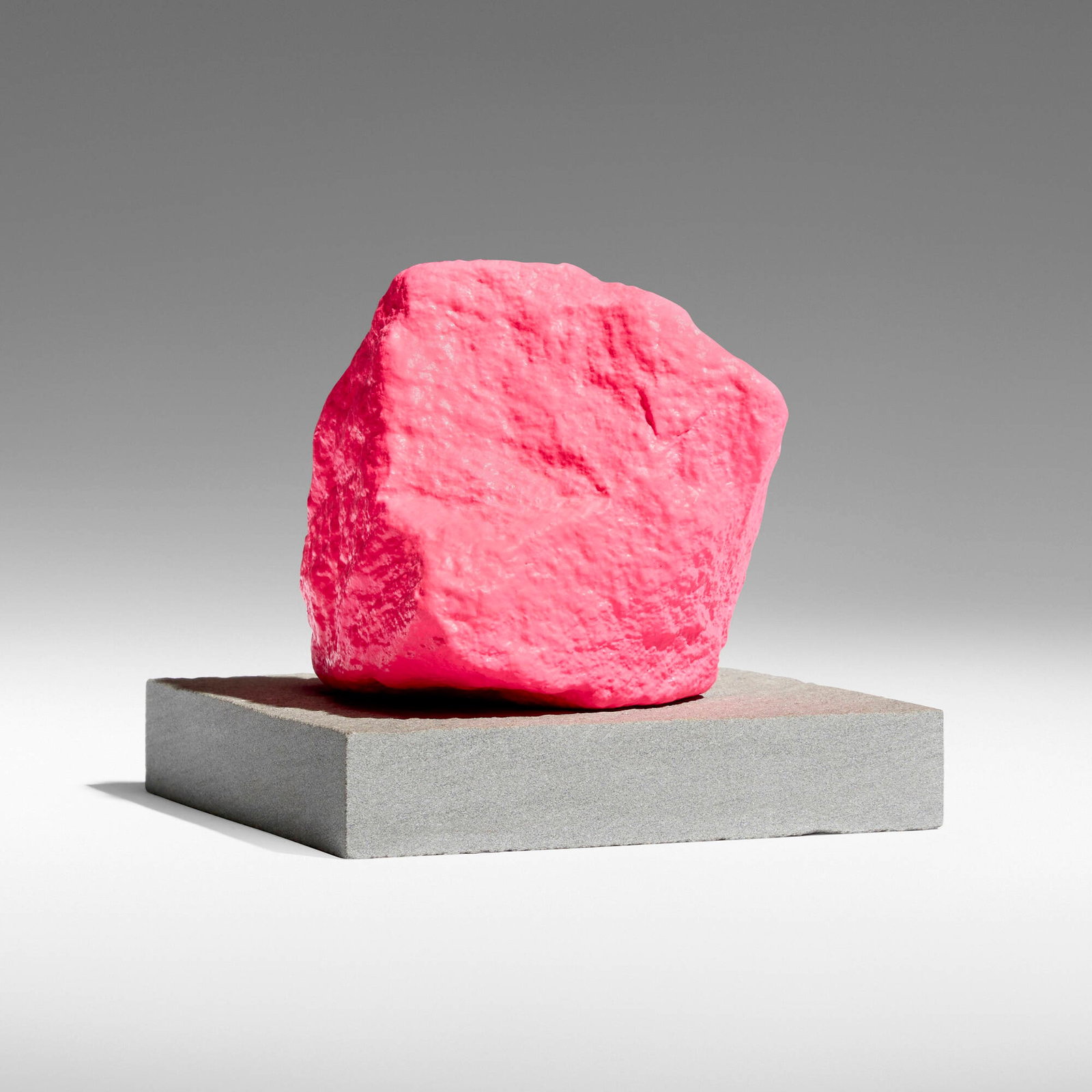 Ugo Rondinone, Small Pink Mountain: Ugo Rondinone Small Pink Mountain 2016painted stone 4 h x 4.5 w x 3.5 d in (10 x 11 x 9 cm) The initiative DYKWTCA (Do You Know Where The Children Are?), organized by the artist-activists Mary